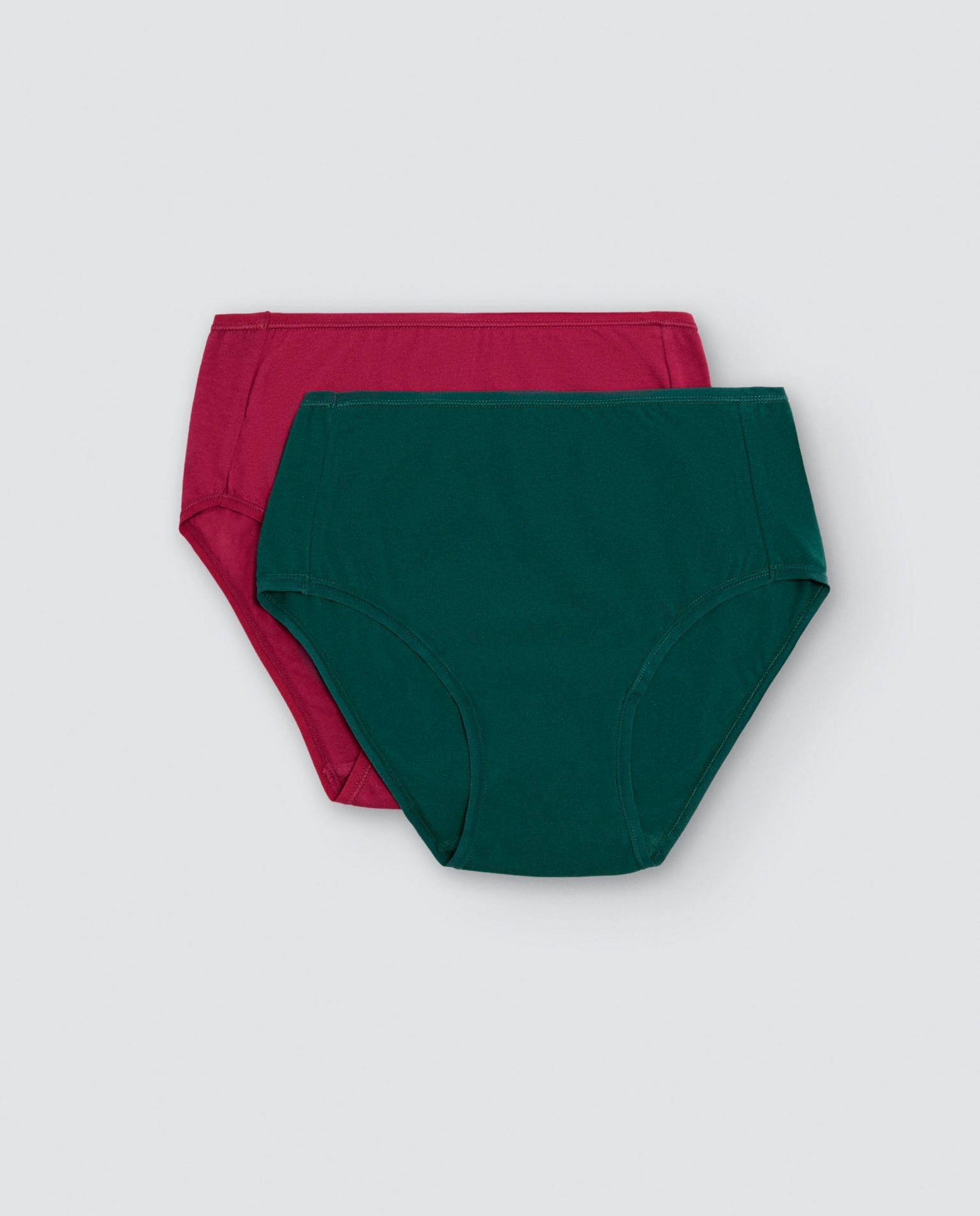 Pack 4 bragas altas básicas algodón - Ysabel Mora - Lila Multicolor-2