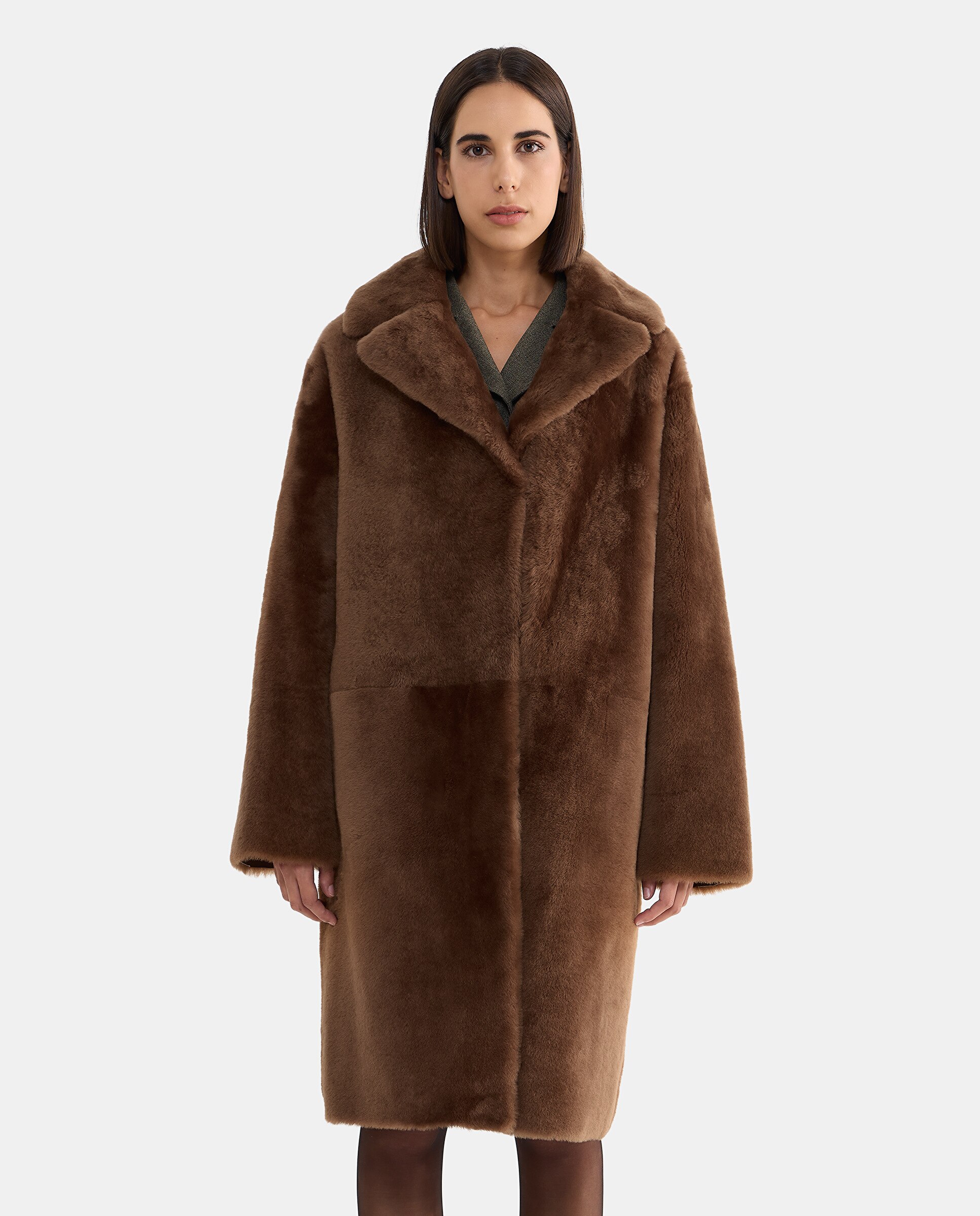 abrigo piel vuelta el corte ingles