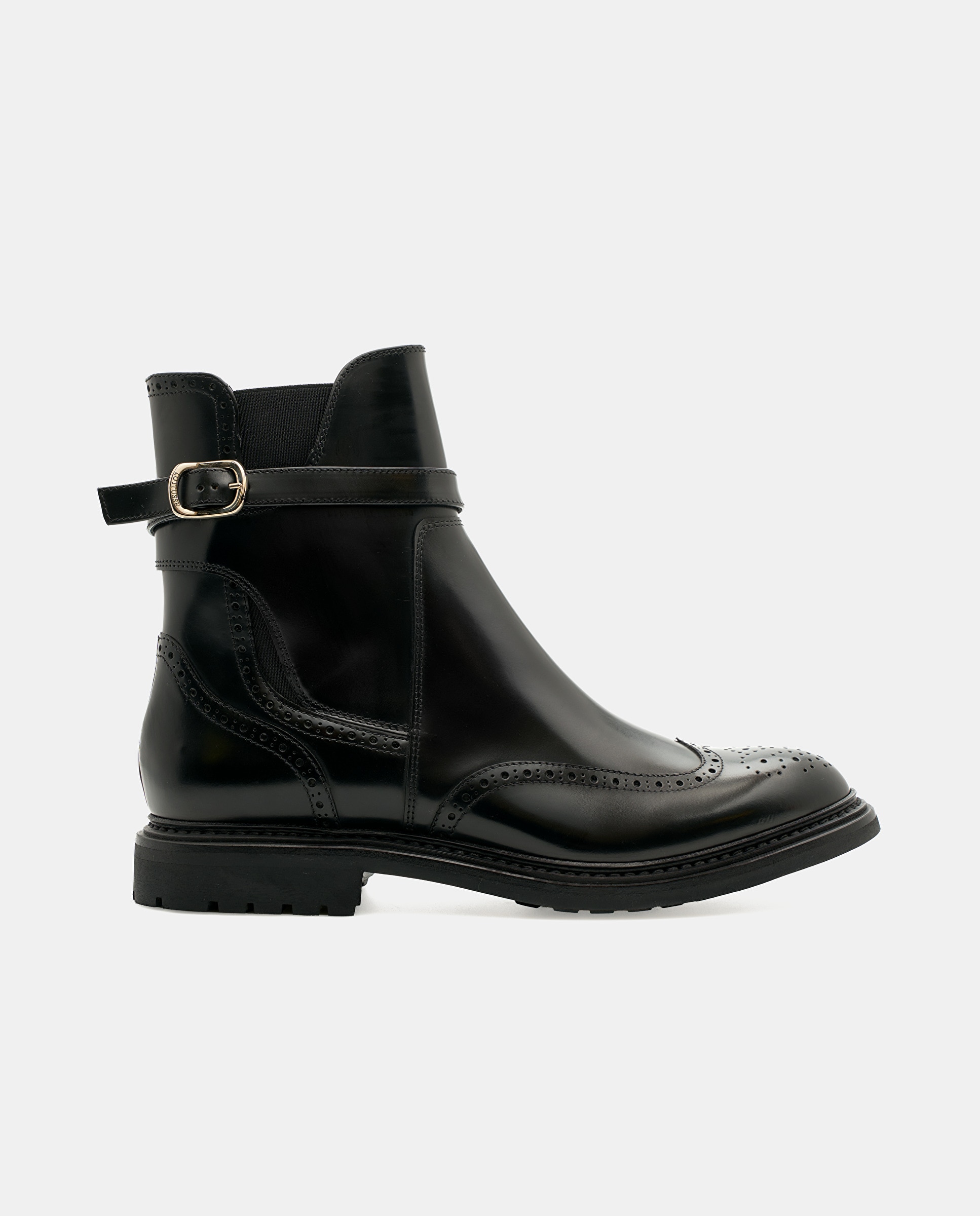 Botines walton de mujer de piel - Lottusse - Negro Negro-1