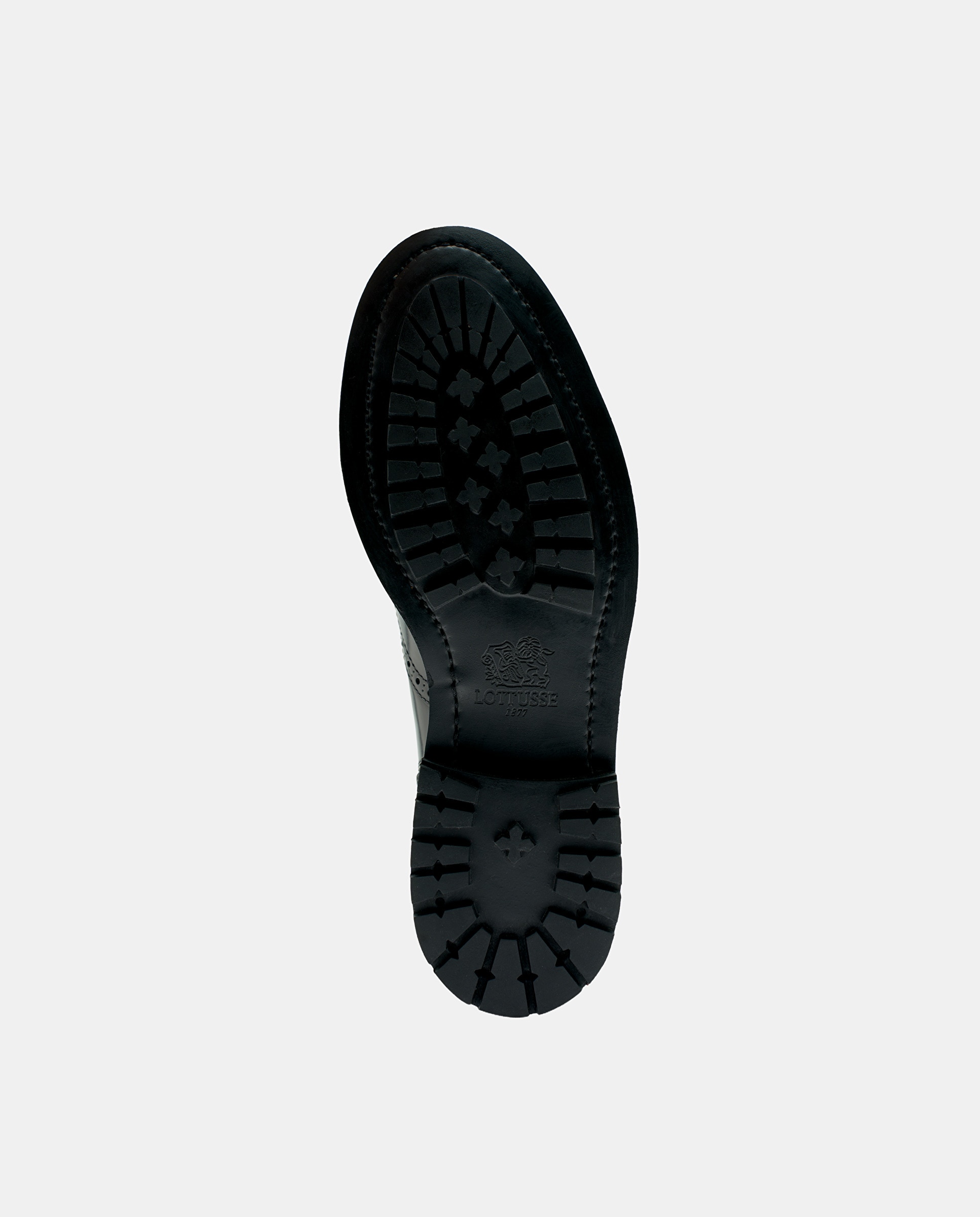 Botines walton de mujer de piel - Lottusse - Negro Negro-5