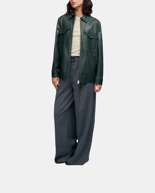 Imagen 0 de Cazadora biker Barcelona de mujer de piel