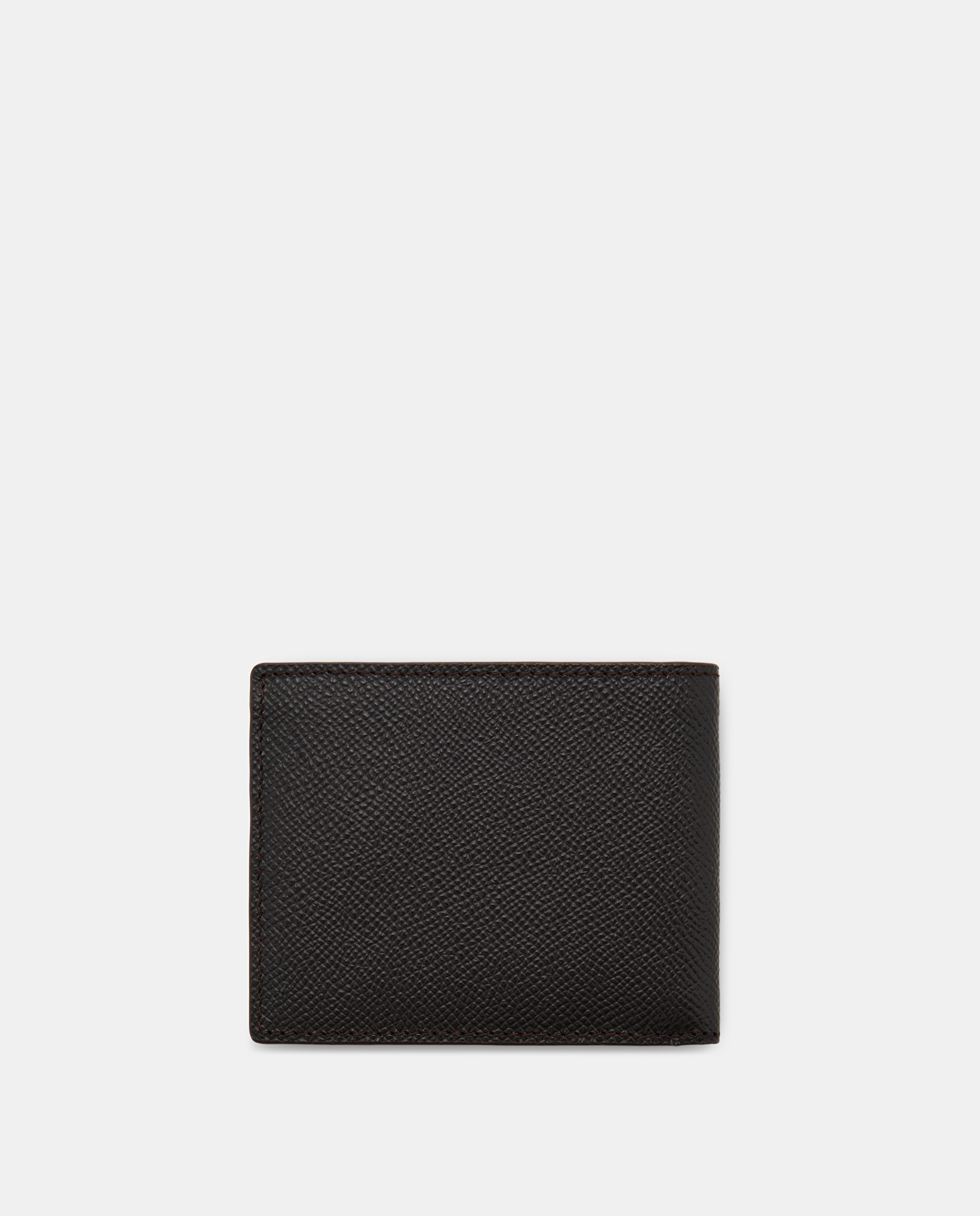 Cartera rectangular borne de hombre de piel de vacuno - Lottusse - Moka Moka-2