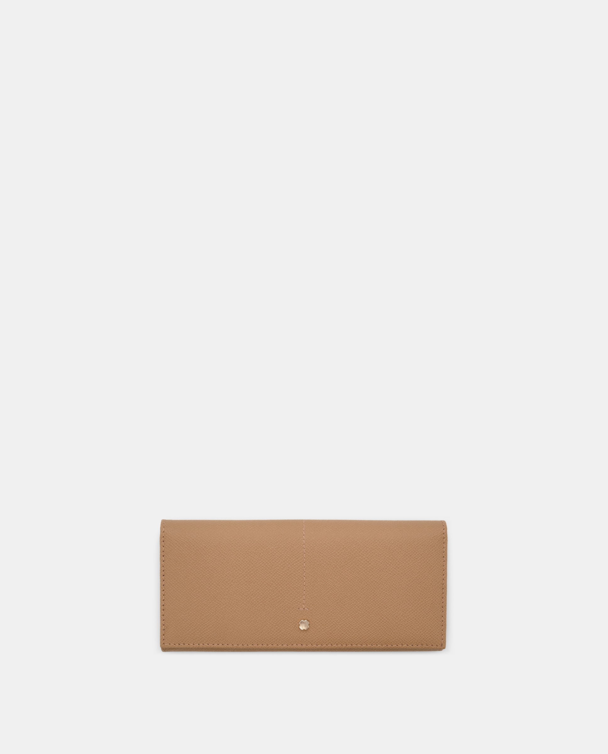 Imagen 1 de Cartera rectangular de mujer de piel de vacuno - Lottusse - Beige Beige