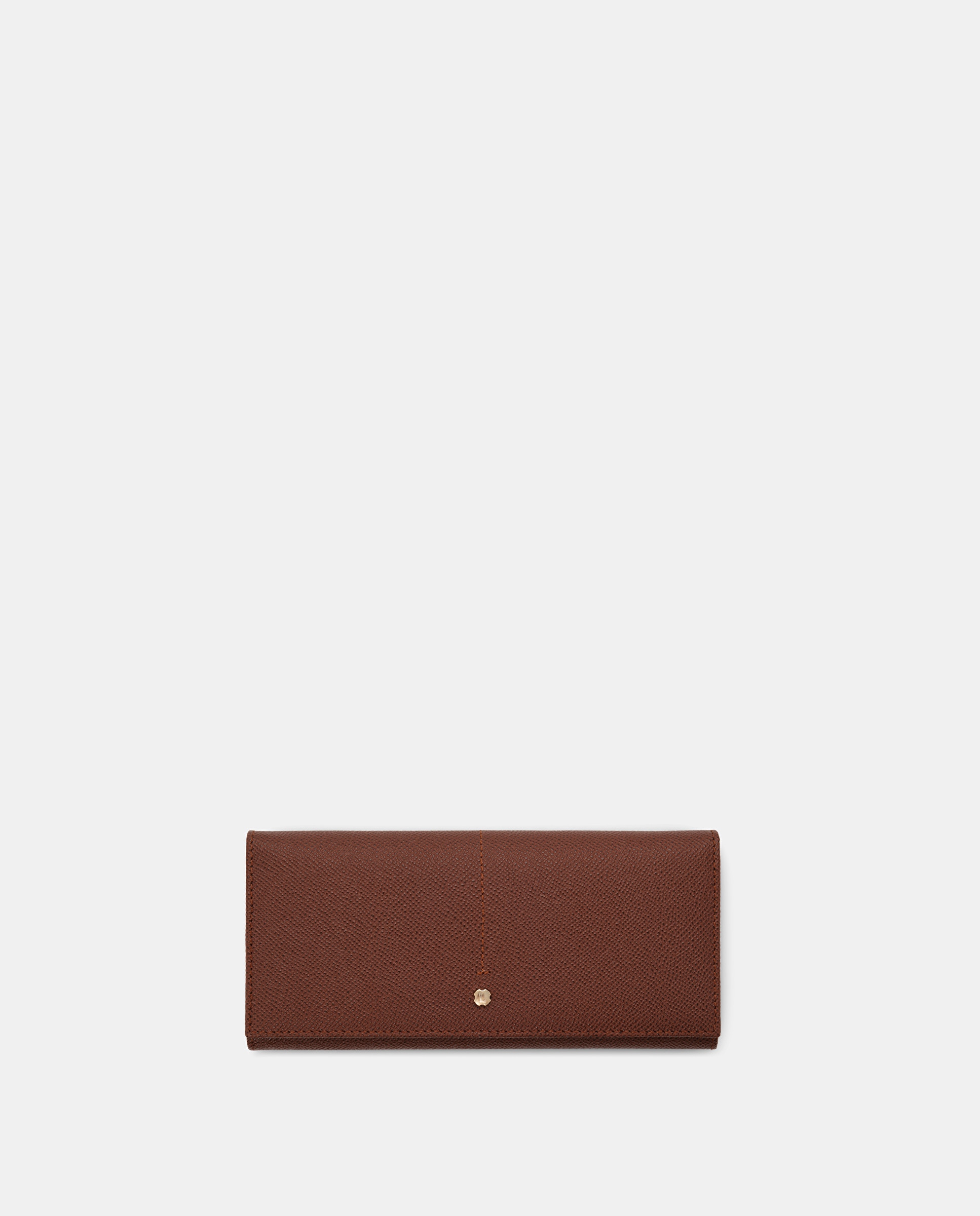 Imagen 1 de Cartera rectangular de mujer de piel de vacuno - Lottusse - Marrón Marrón