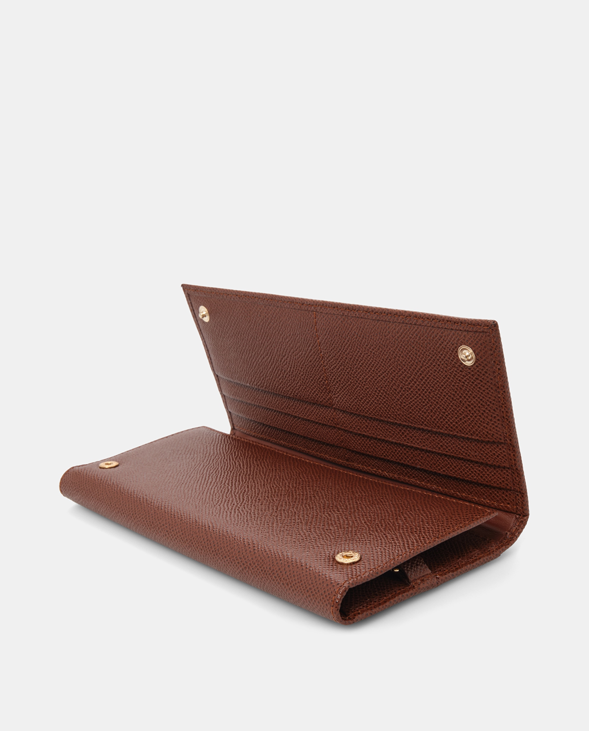 Imagen 4 de Cartera rectangular de mujer de piel de vacuno - Lottusse - Marrón Marrón