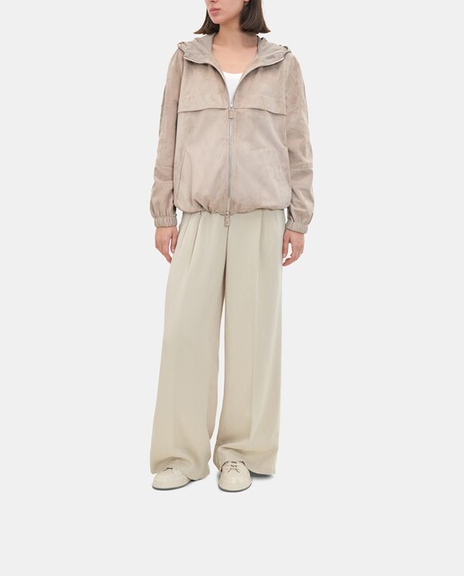 Imagen 0 de Chaqueta de mujer Hobart de piel con capucha