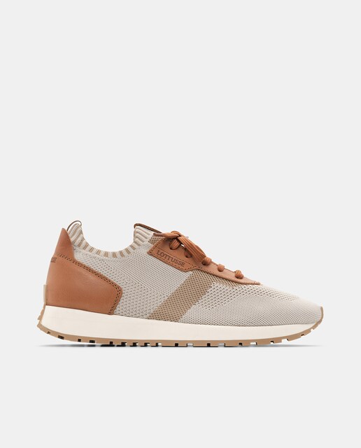 Imagen 0 de Sneakers de hombre Dianne de piel con cordones