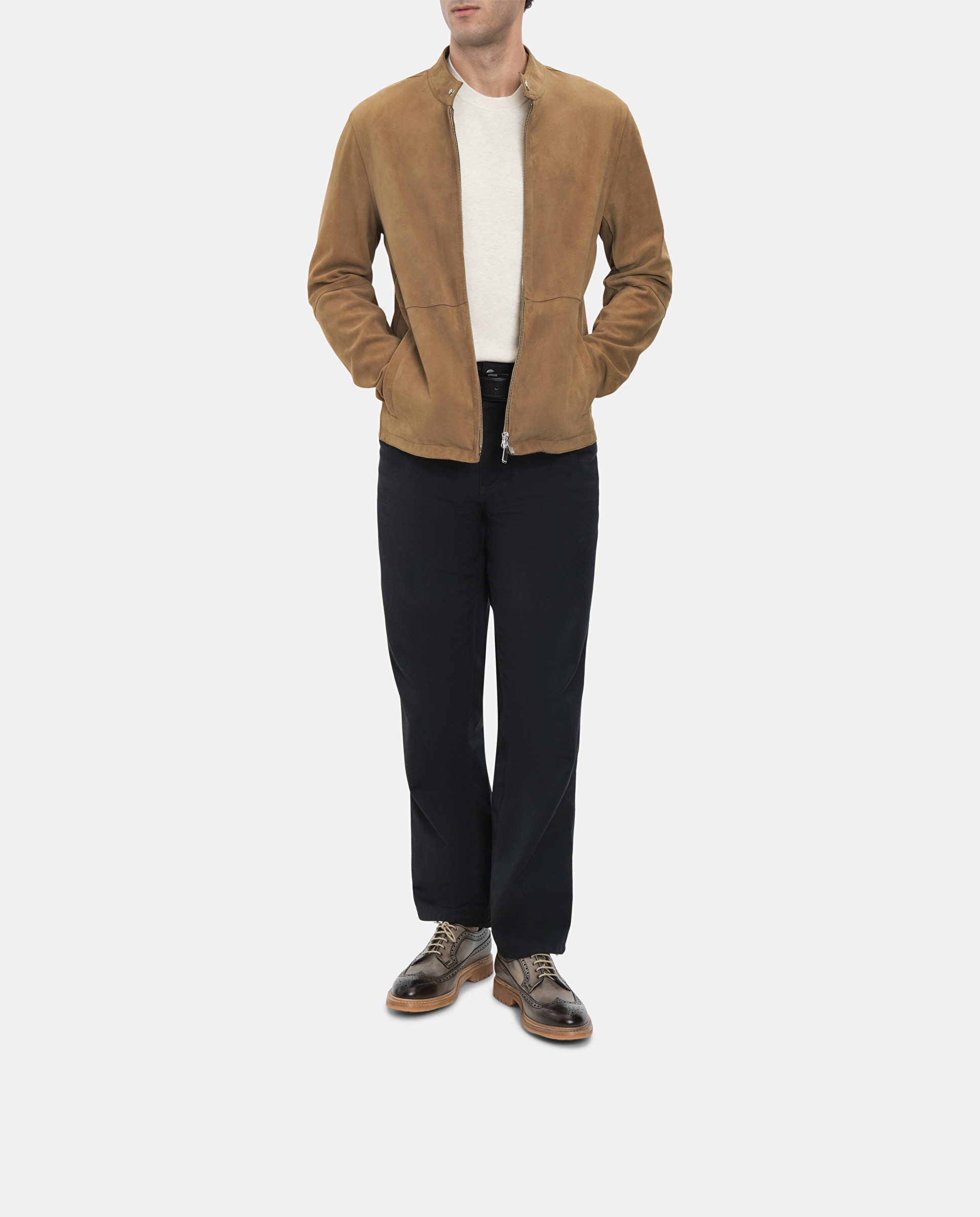 Imagen 0 de Chaqueta cork de hombre de piel Beige