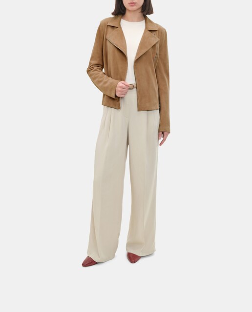 Imagen 0 de Perfecto de mujer Cork de piel con cremallera