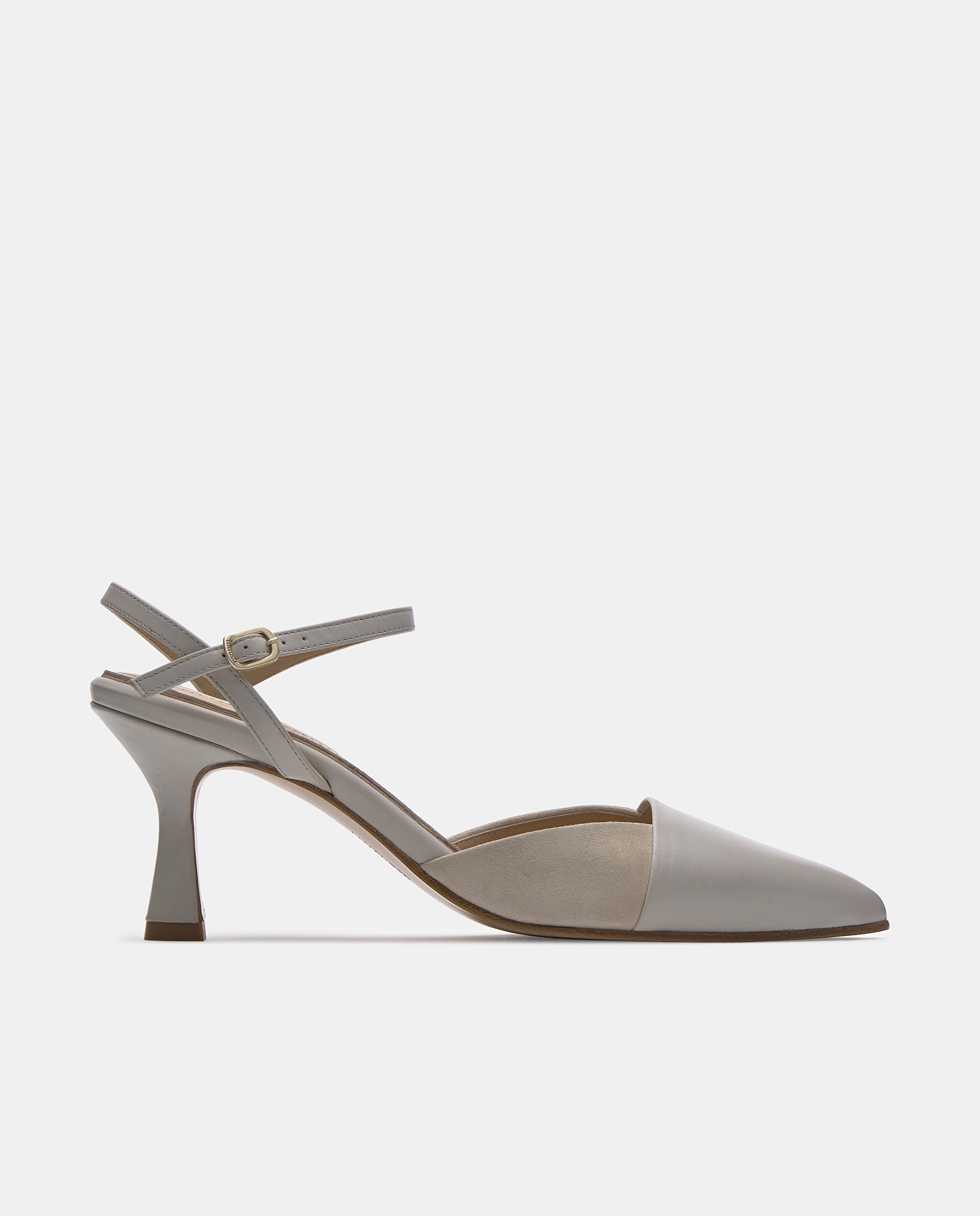 Imagen 0 de Salones rose de mujer de piel de vacuno Camel