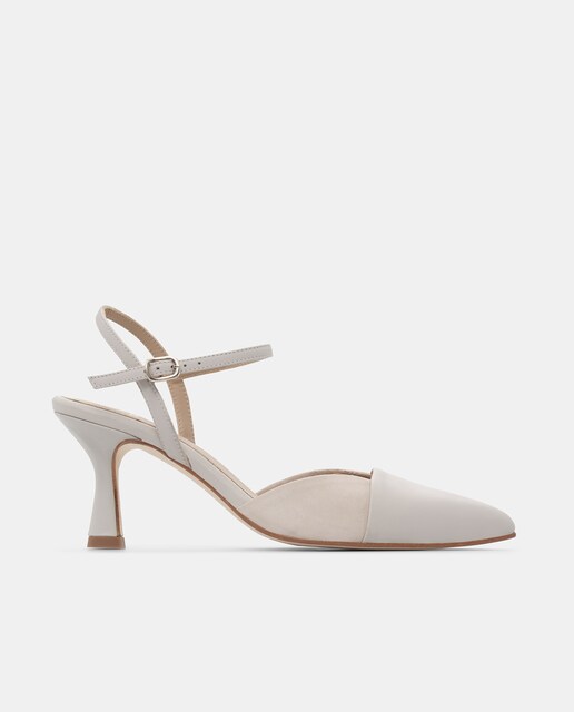 Imagen 0 de Zapatos de salón de mujer Slingback Carla de piel