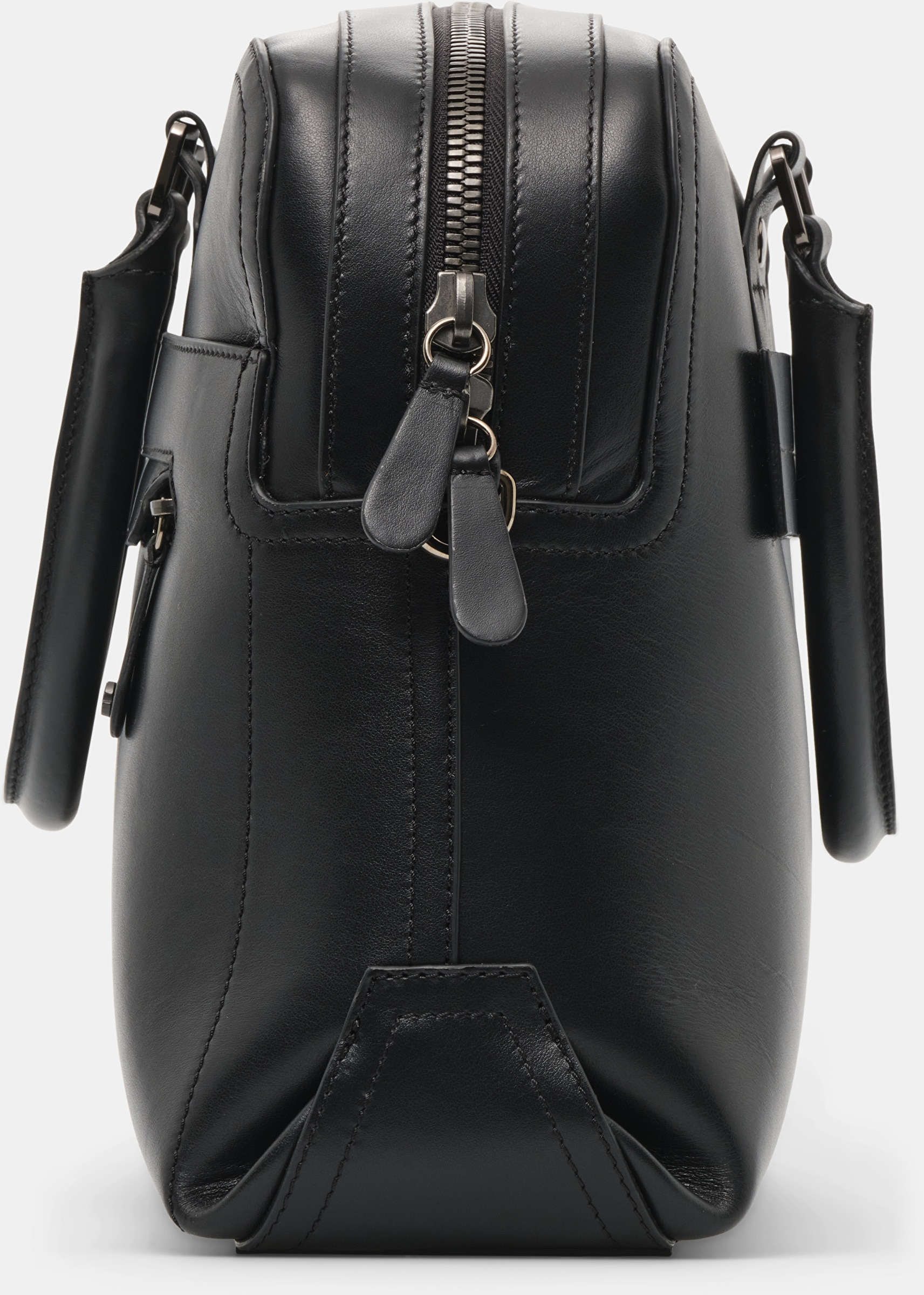 Portadocumentos borne de hombre de piel de vacuno - Lottusse - Negro Negro-2