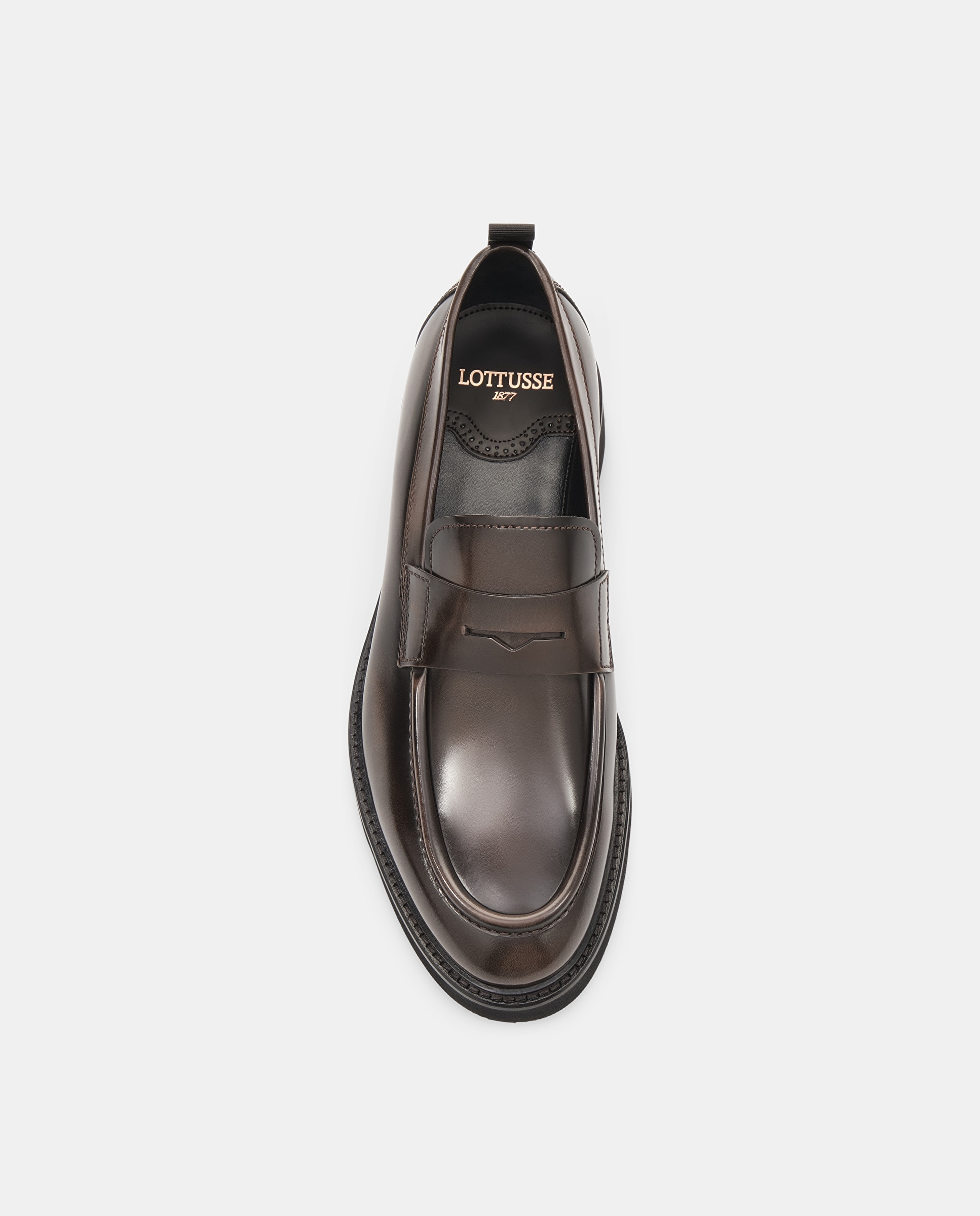 Mocasines luca de hombre de piel de vacuno - Lottusse - Topo Topo-6