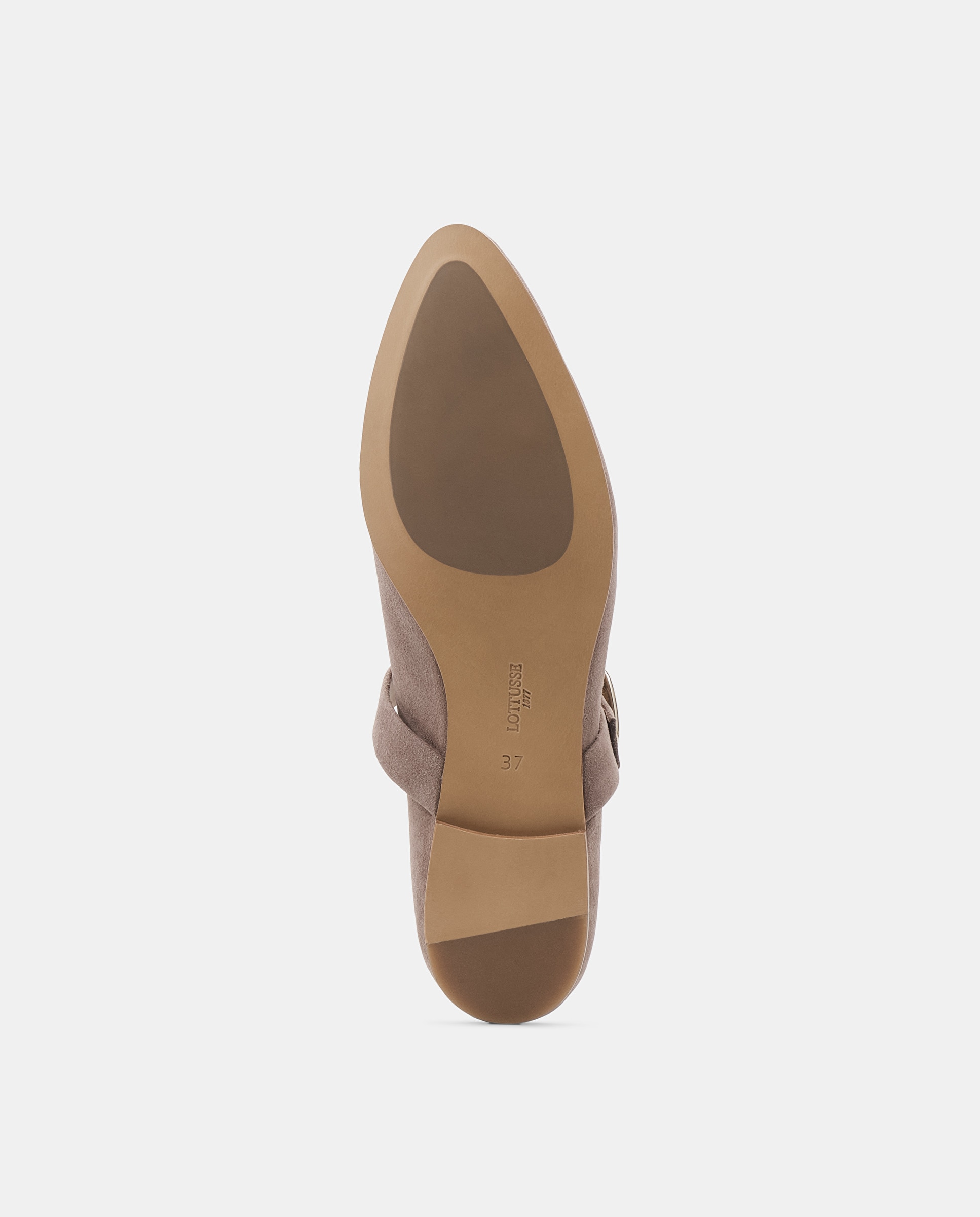 Bailarinas bel de mujer de piel de cordero - Lottusse - Gris Gris-5