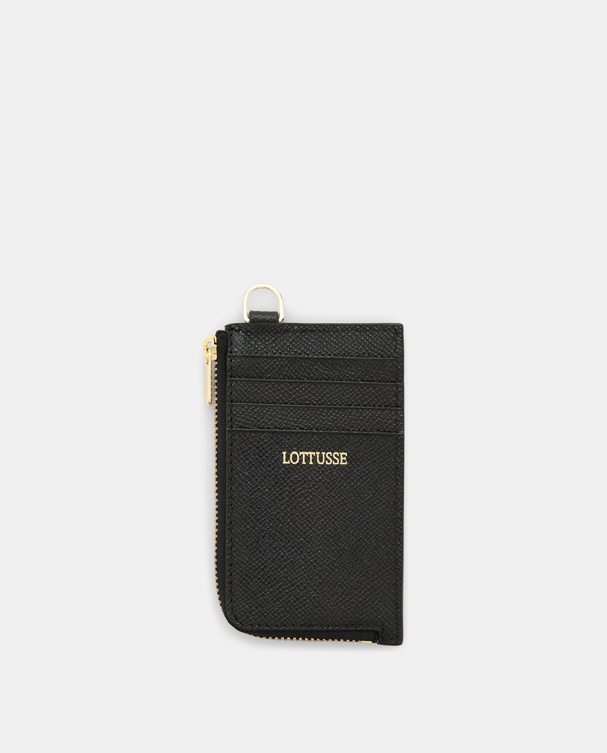Monedero de mujer de piel - Lottusse - Negro Negro-3