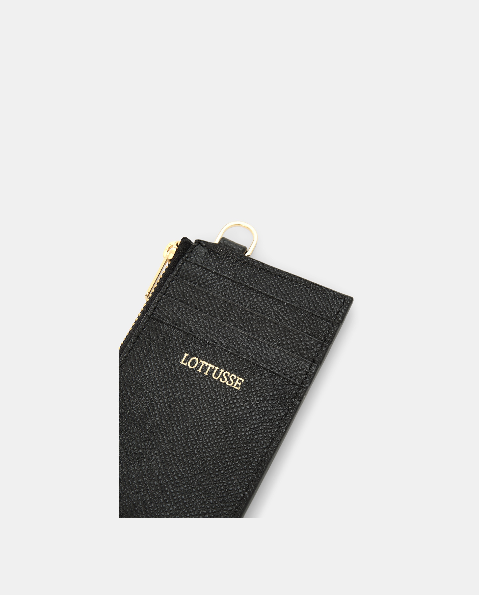 Monedero de mujer de piel - Lottusse - Negro Negro-4
