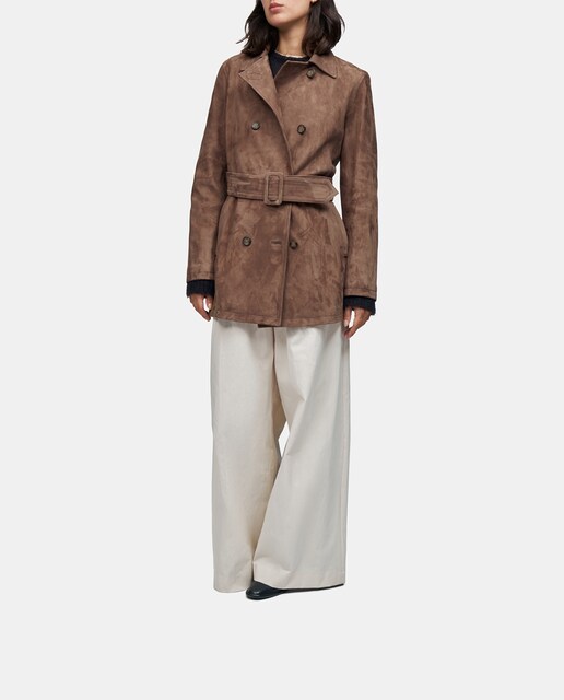 Imagen 0 de Gabardina Barcelona de mujer de piel