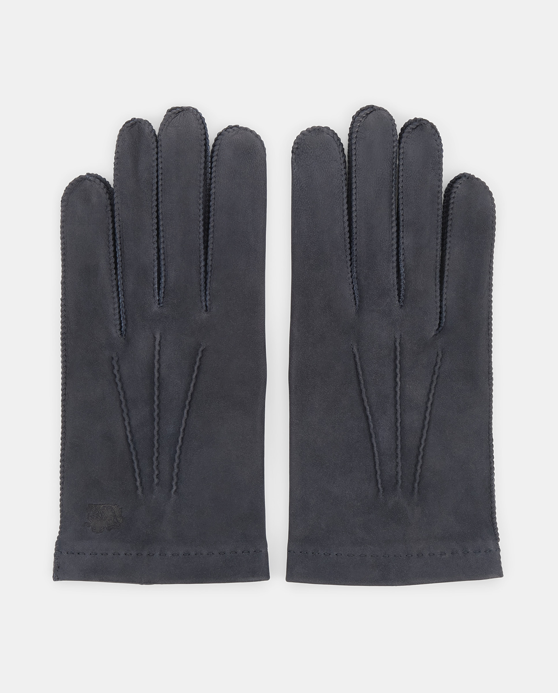 Imagen 1 de Guantes geneve de hombre de piel de vacuno - Lottusse - Azul marino Azul marino