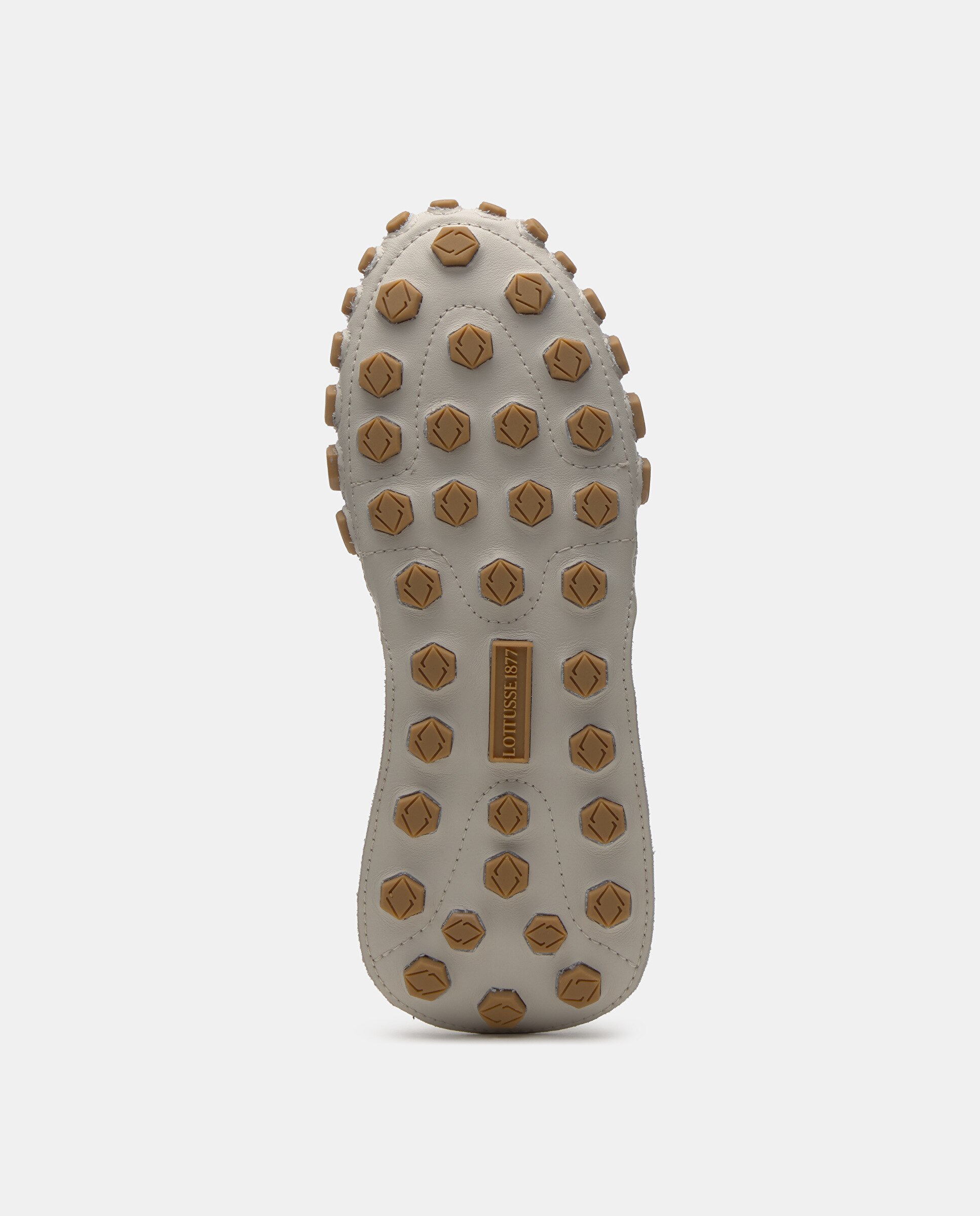 Zapatillas nauta de mujer de piel de vacuno - Lottusse - Blanco roto Blanco roto-5