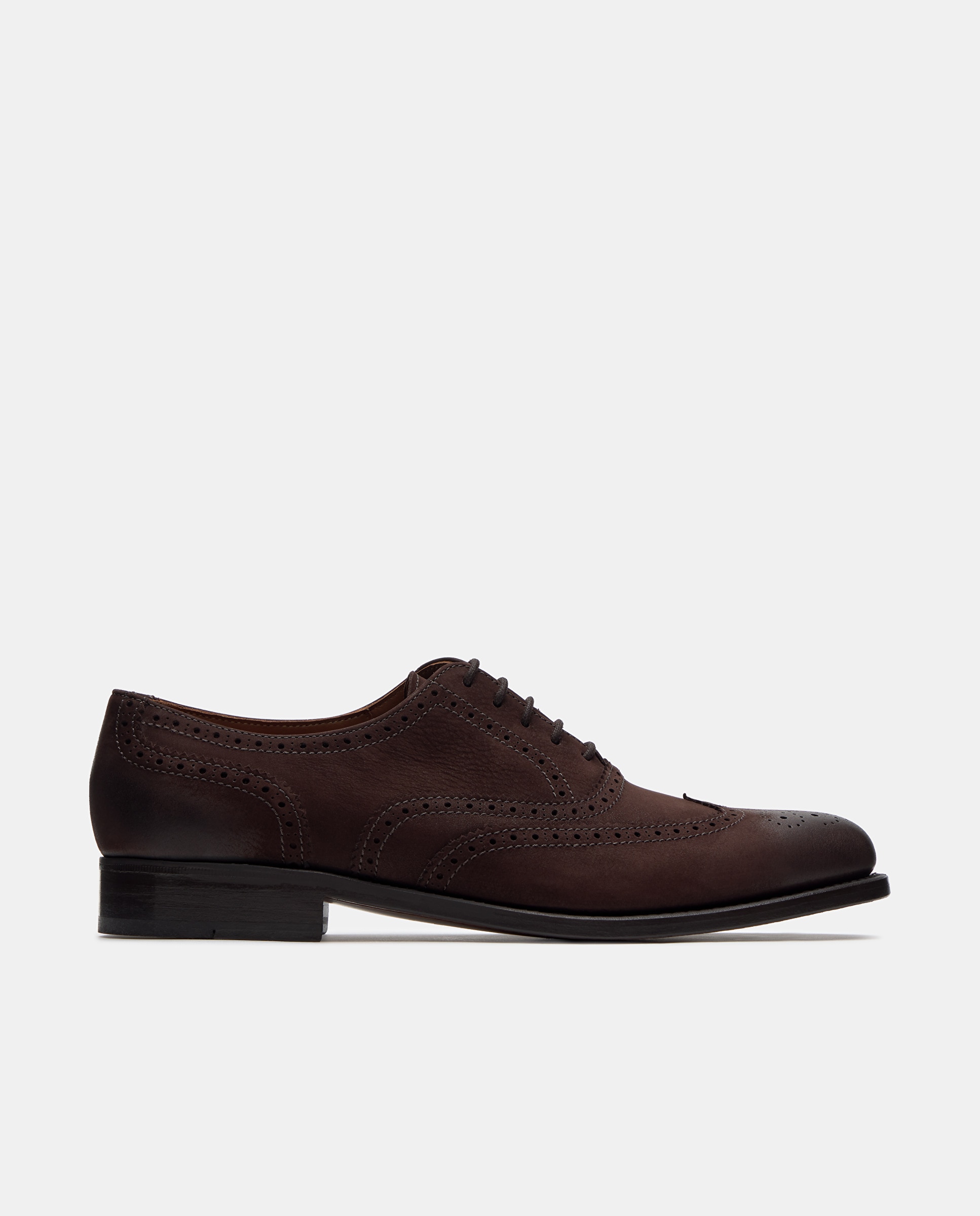 Lottusse - Zapato oxford de hombre de piel nubuck.
