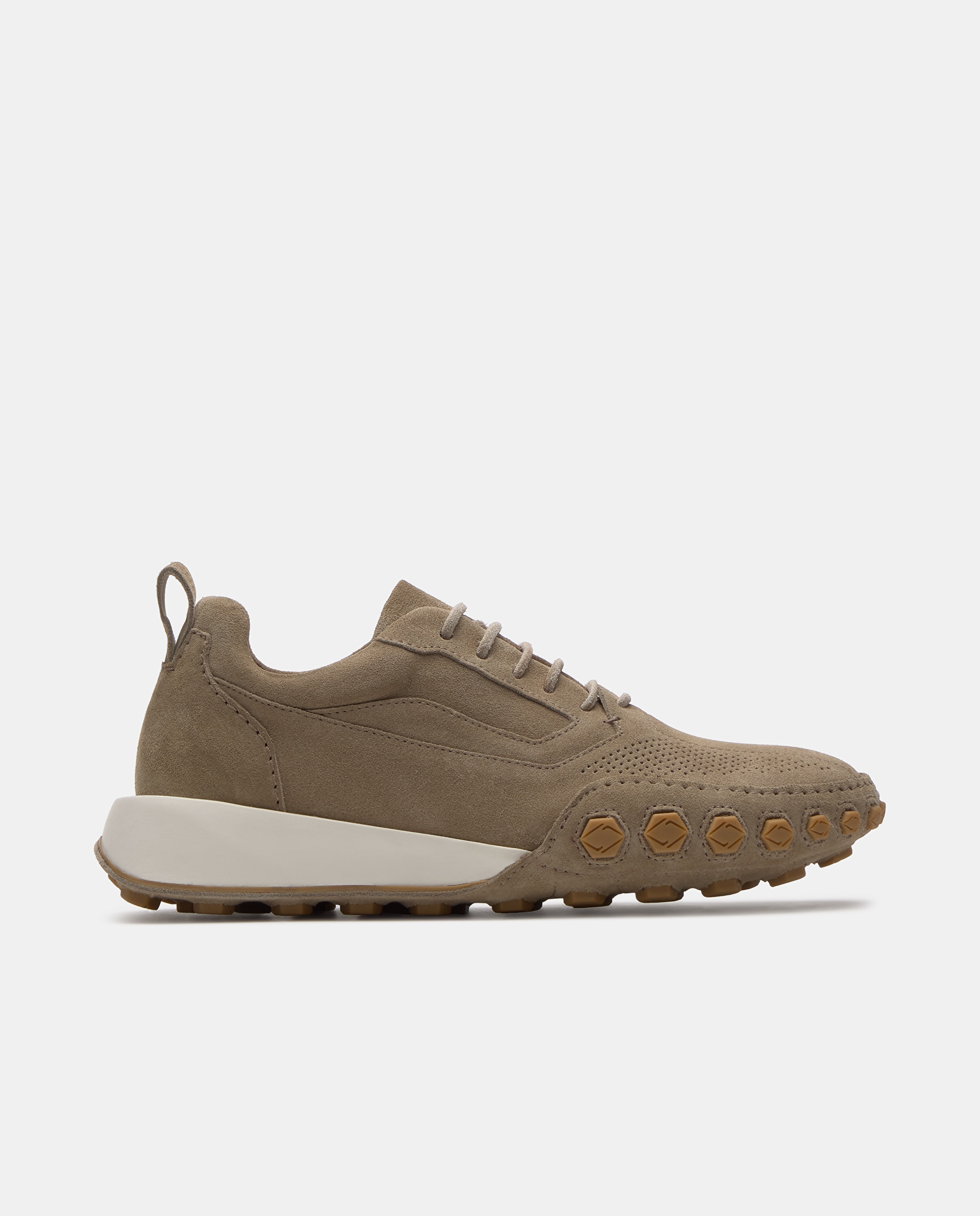 Zapatillas nauta de mujer de piel de vacuno - Lottusse - Beige Beige-1