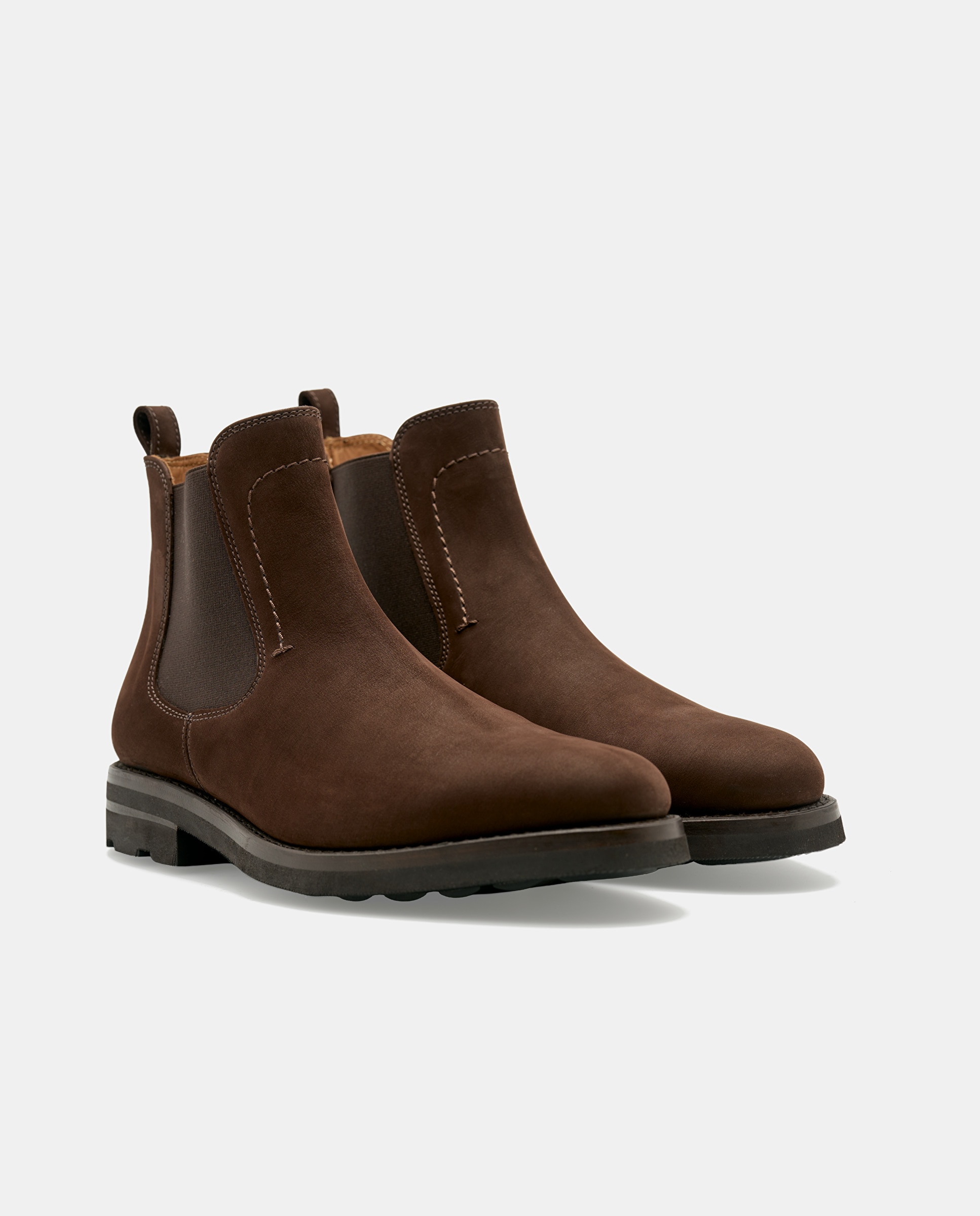 Botines prime de hombre de piel de vacuno - Lottusse - Moka Moka-3