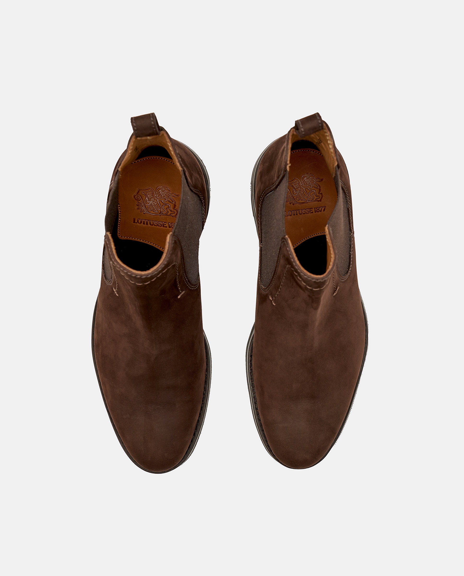 Botines prime de hombre de piel de vacuno - Lottusse - Moka Moka-6