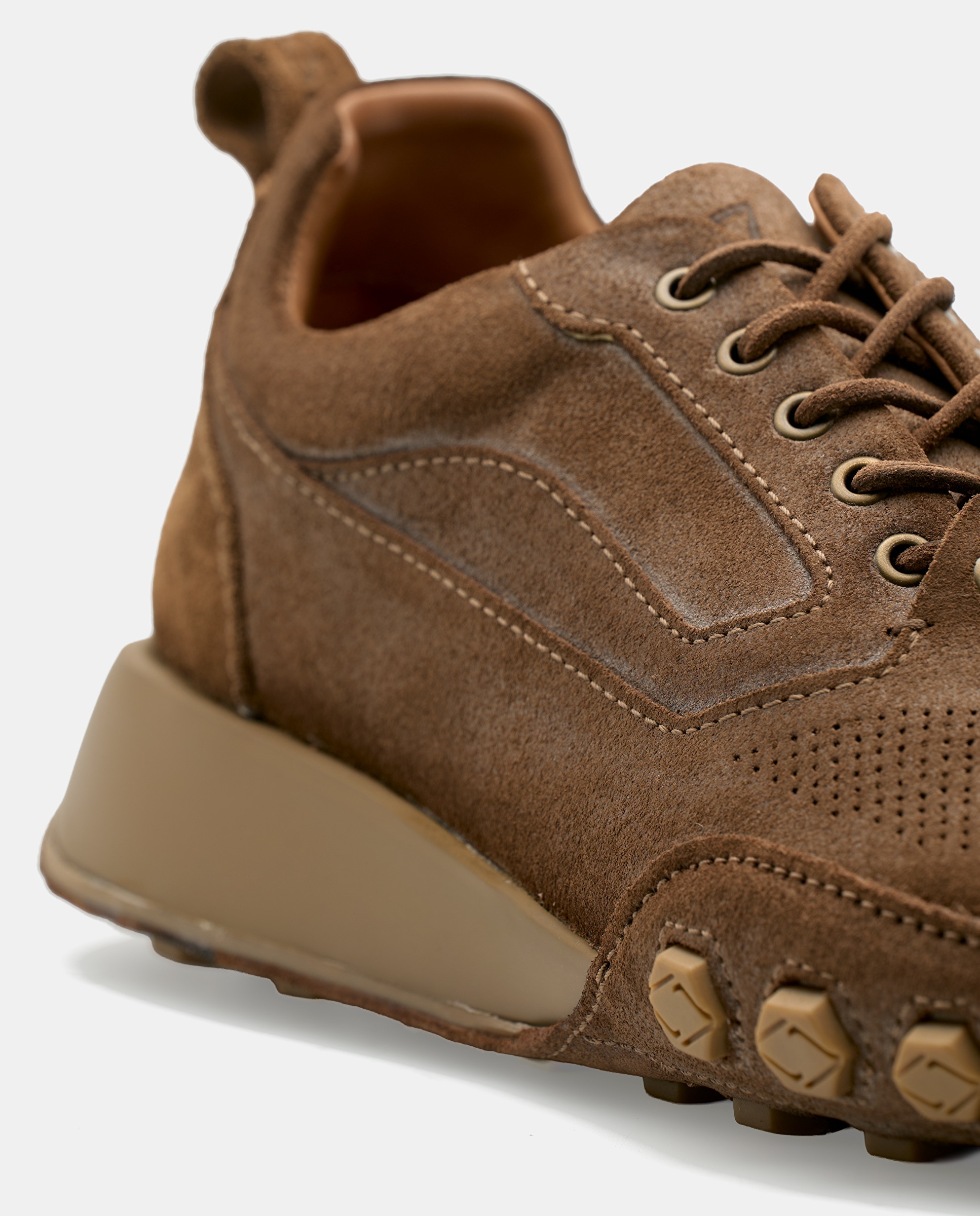Zapatillas retro nauta de hombre de piel - Lottusse - Moka Moka-4