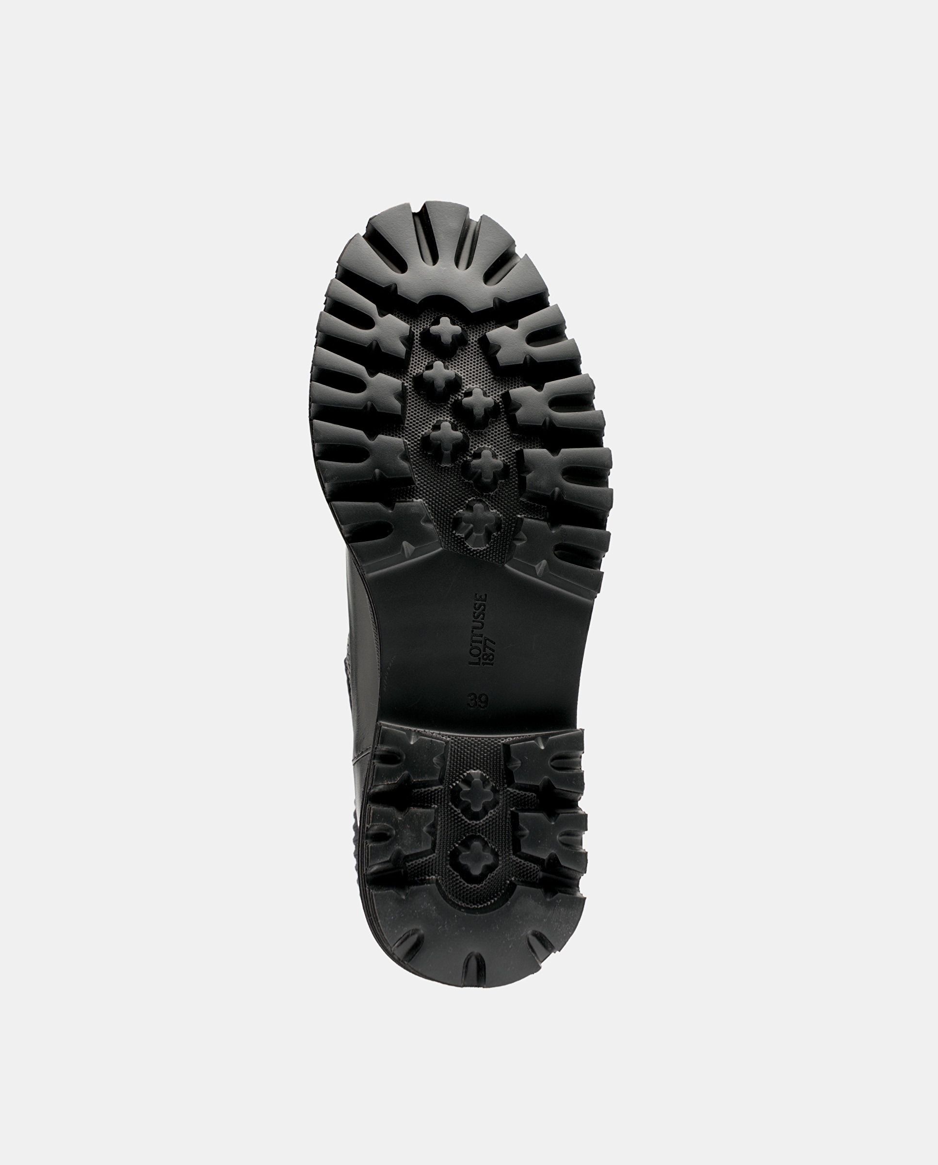 Botín elástico covent de mujer piel de vacuno - Lottusse - Negro Negro-5
