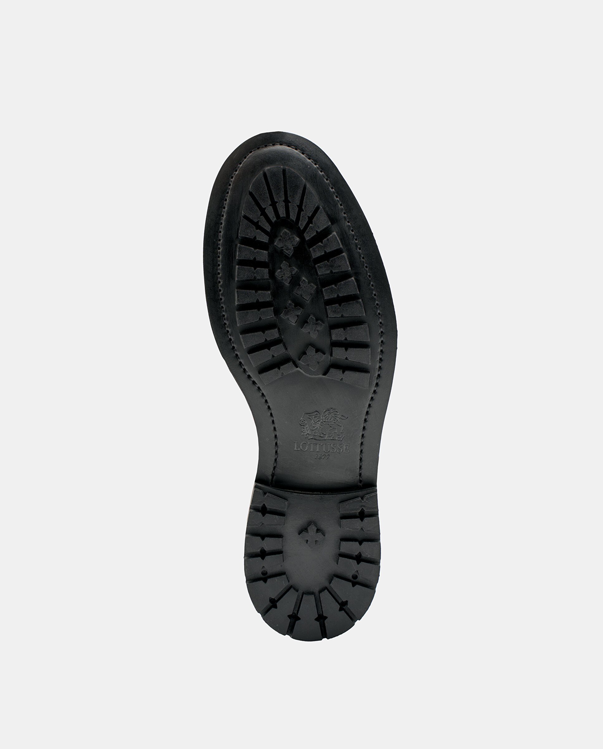 Zapatos de cordones walton de hombre de piel de vacuno - Lottusse - Negro Negro-5