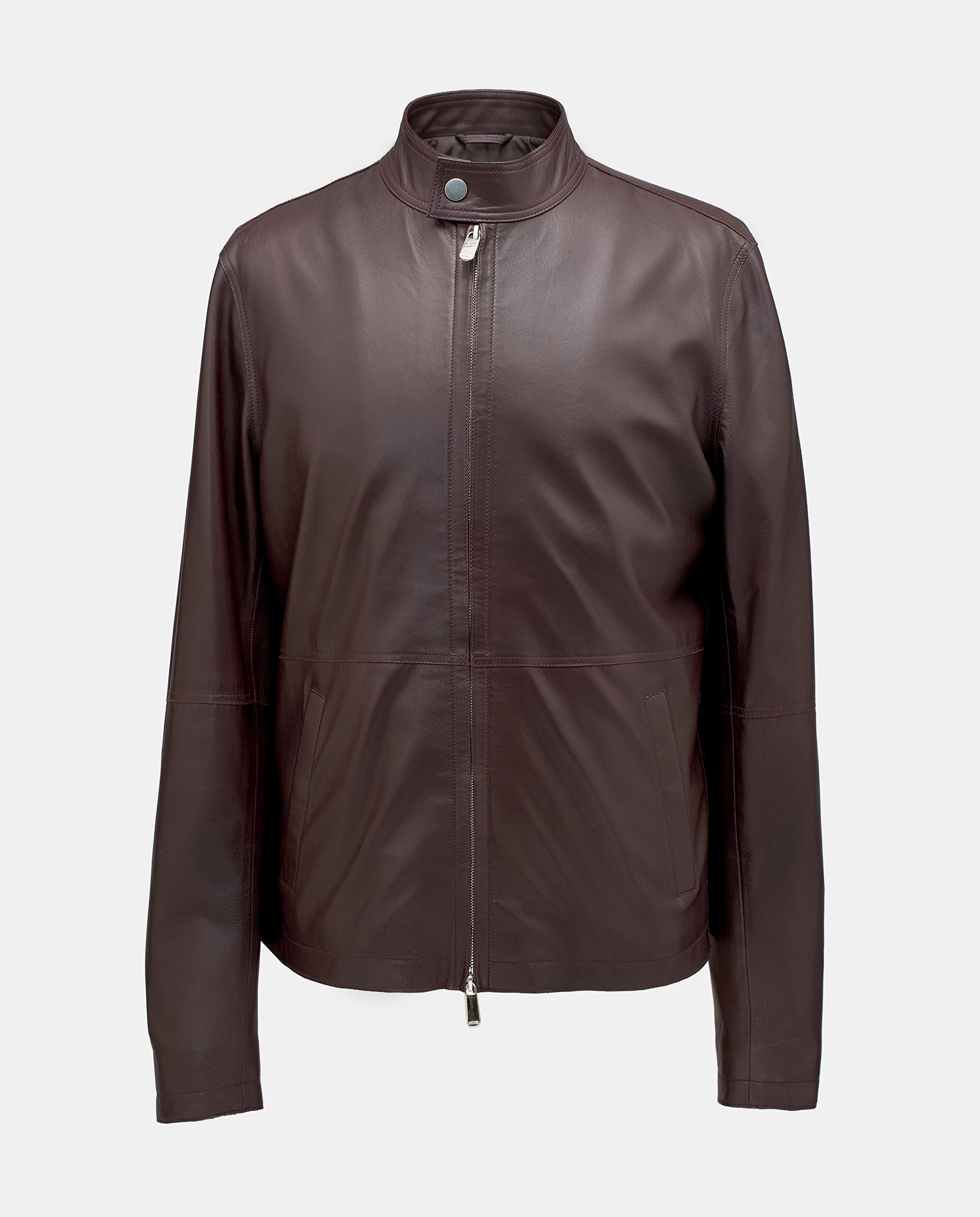 Chaqueta de hombre cork de piel de cordero - Lottusse - Marrón Marrón-4