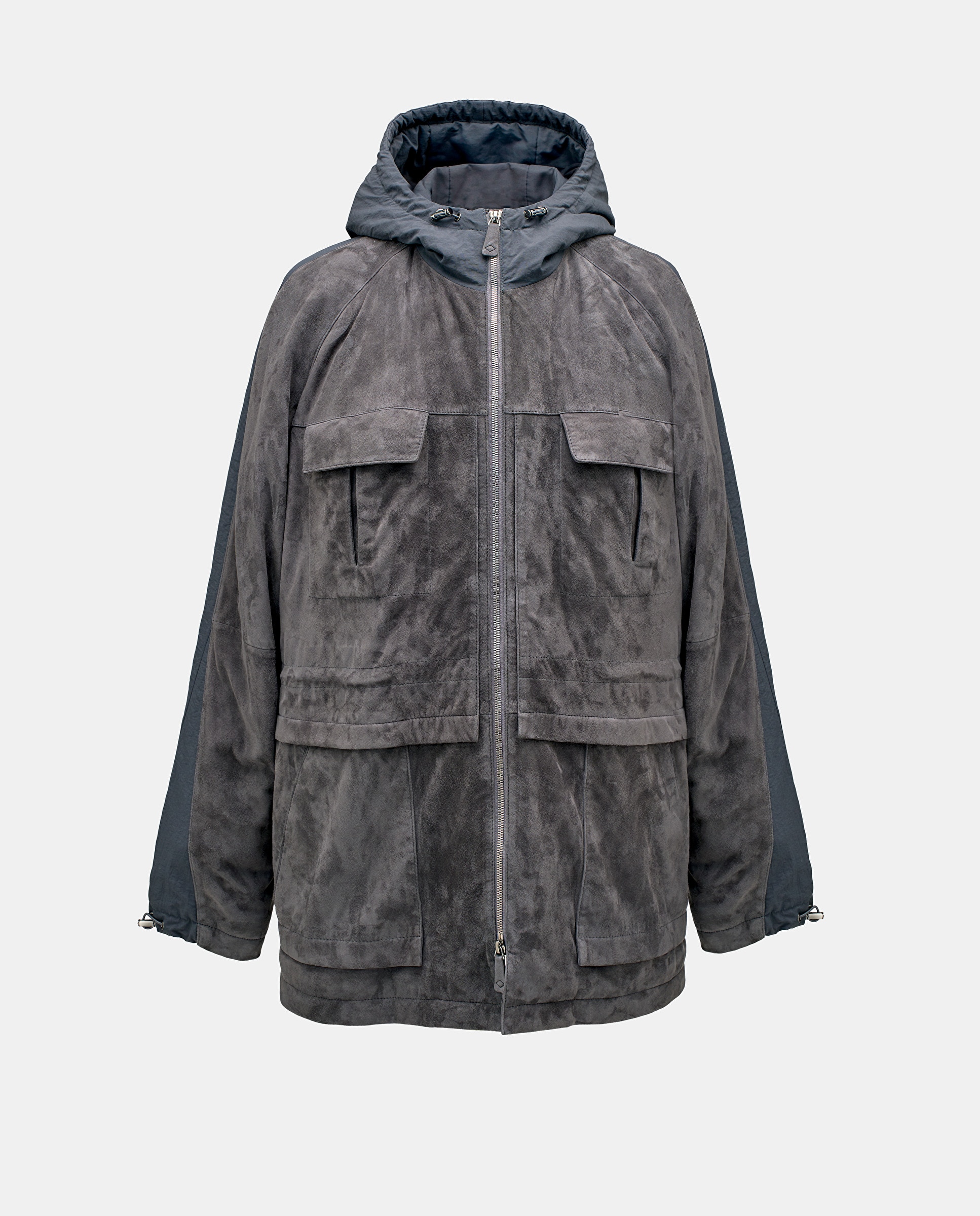 Parka hobart de hombre de piel de cordero - Lottusse - Gris Gris-4