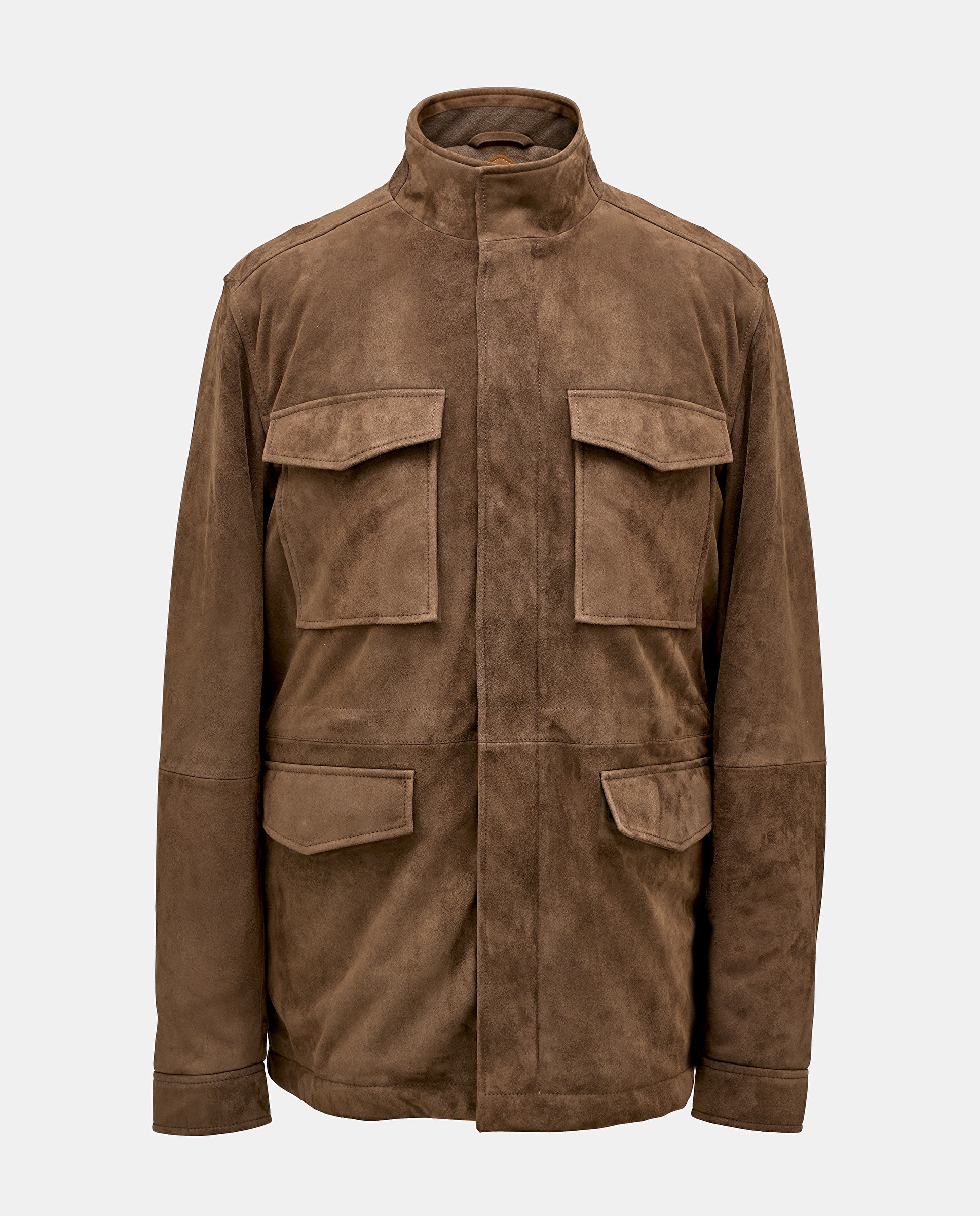 Sahariana barcelona de hombre de piel de cordero - Lottusse - Moka Moka-4