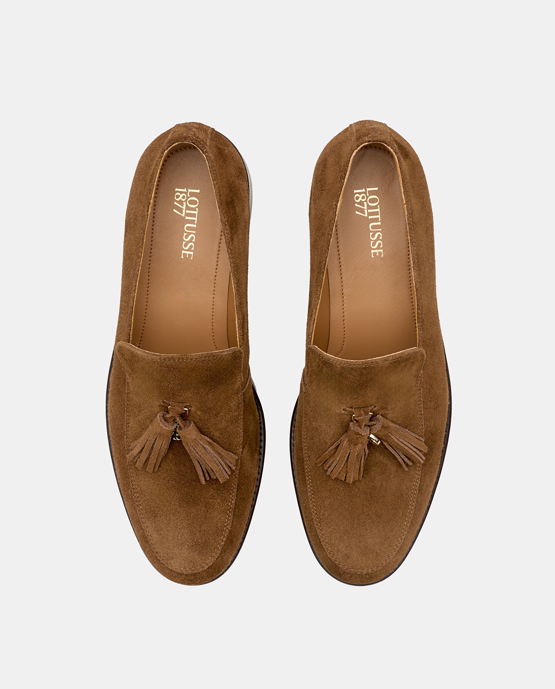 Mocasines de mujer pina de piel de vacuno - Lottusse - Marrón Marrón-6