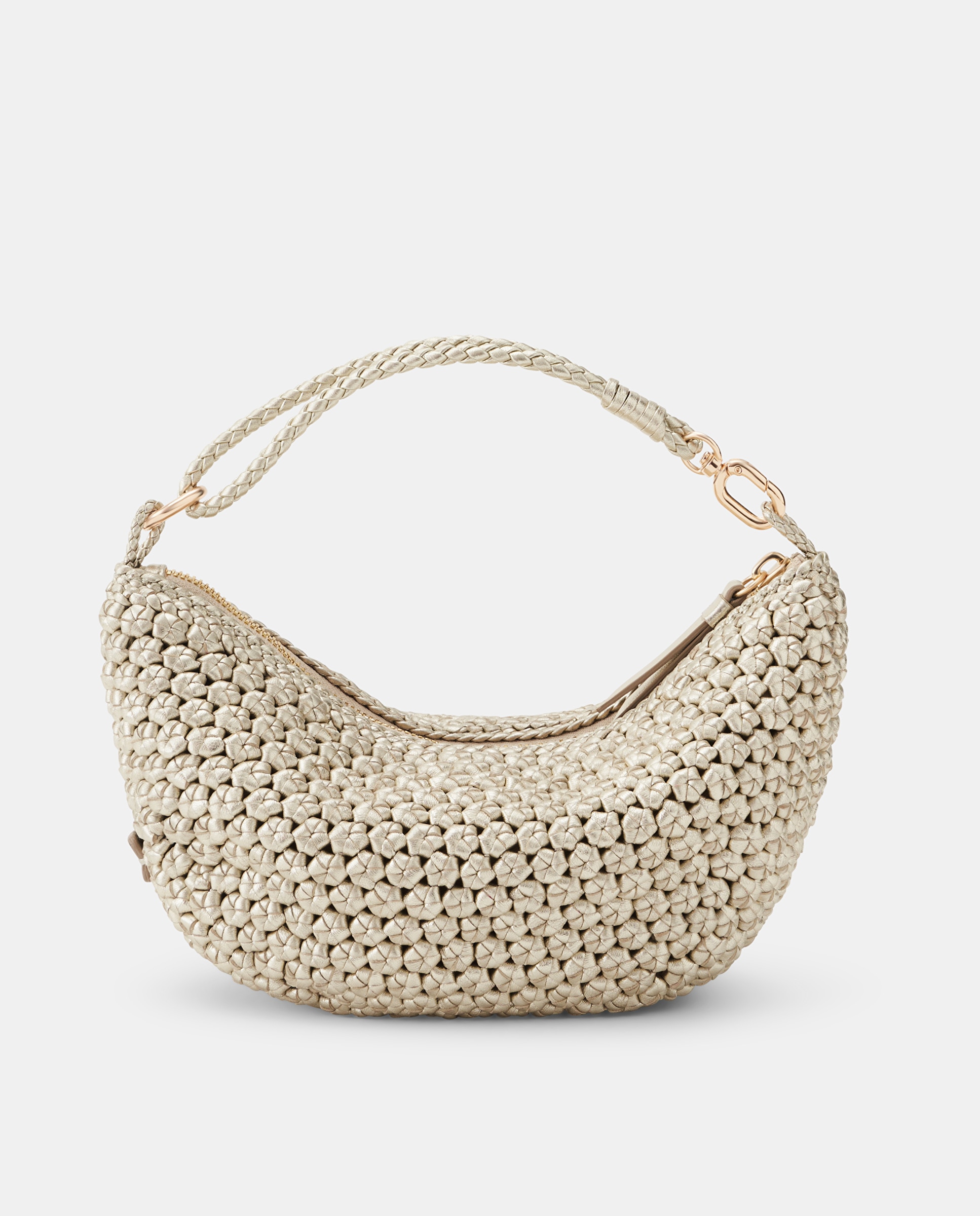 Imagen 1 de Bolso de mano noodbag de mujer de piel de cordero Oro