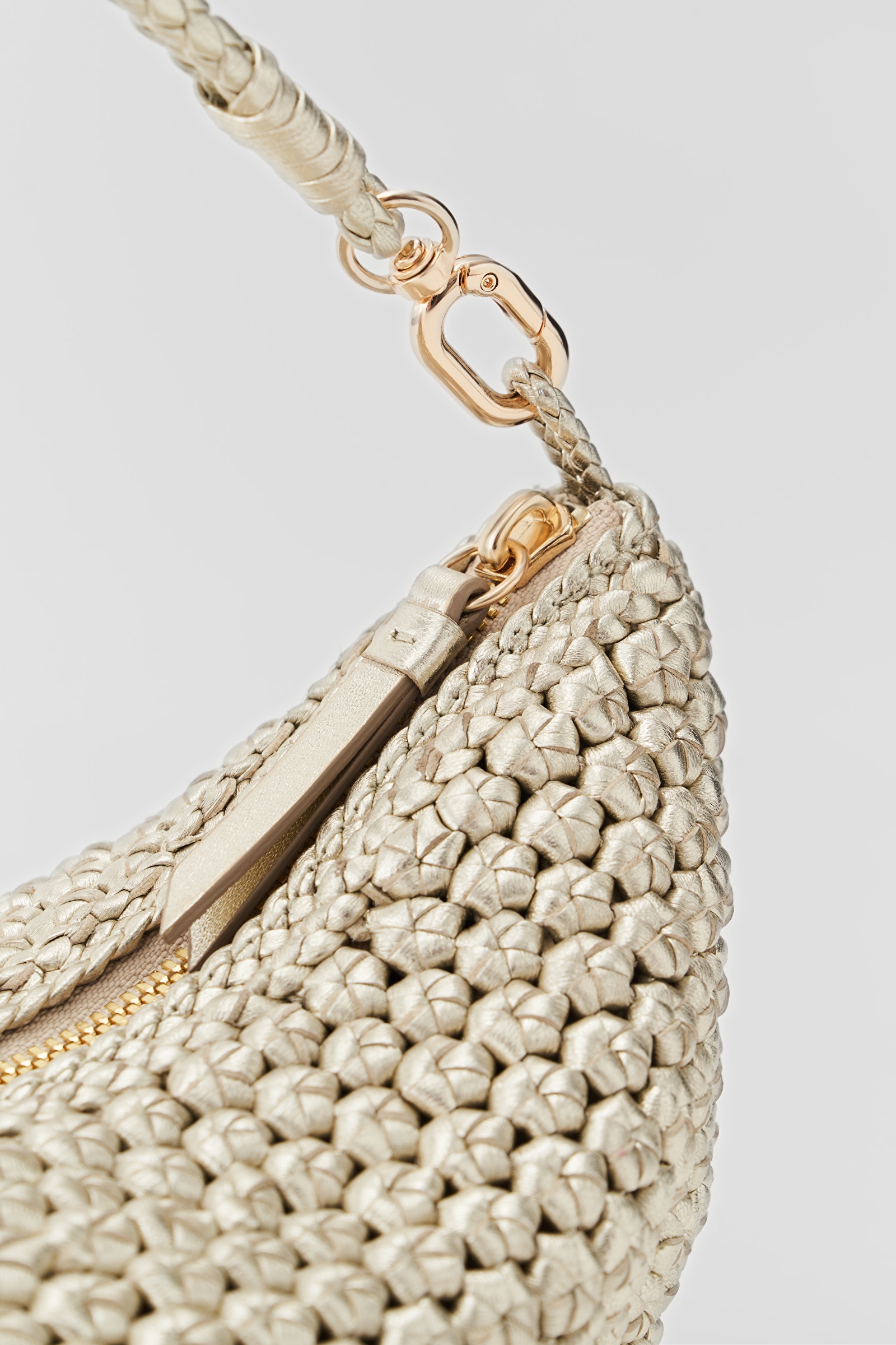 Imagen 4 de Bolso de mano noodbag de mujer de piel de cordero - Lottusse - Oro Oro