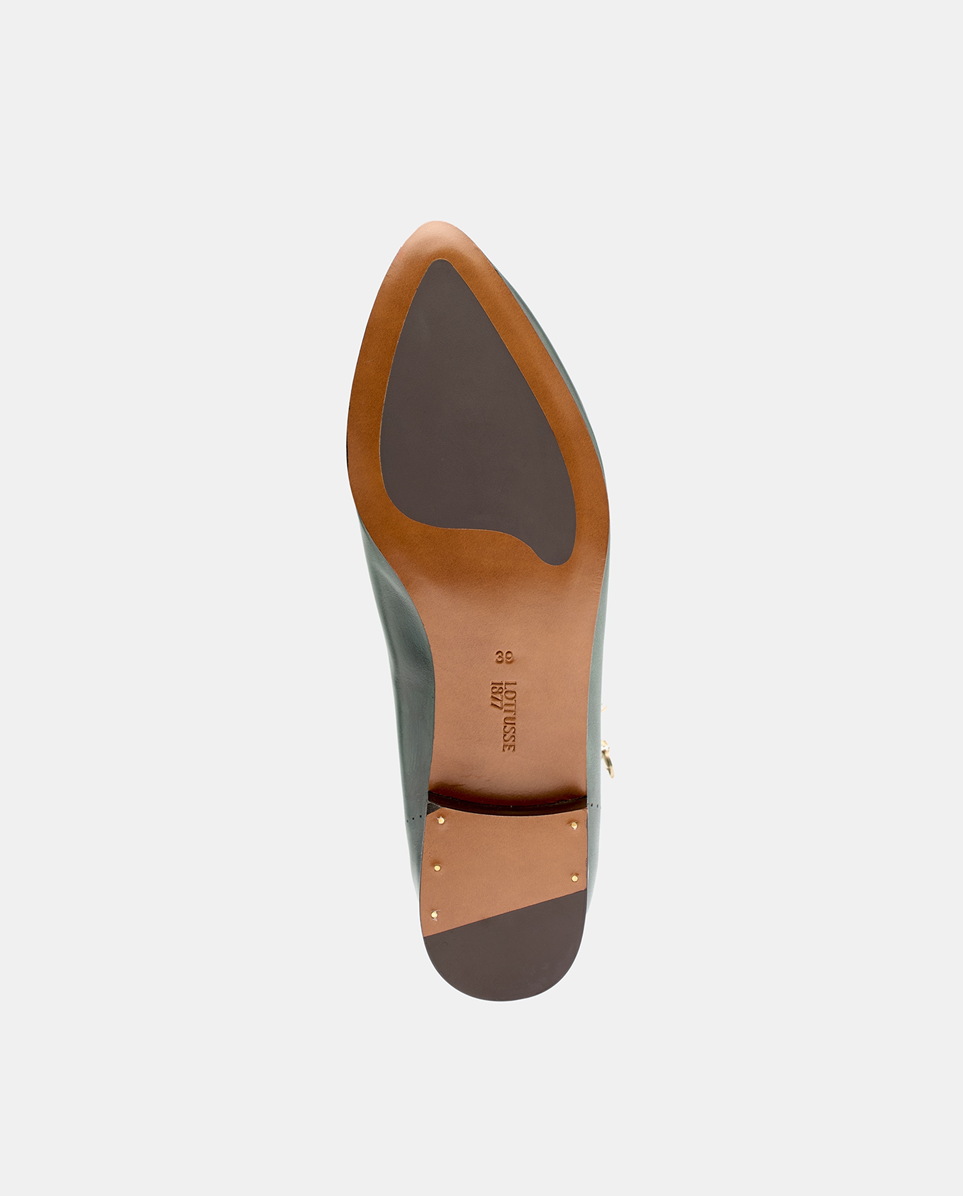 Bailarinas smithson de mujer de piel de vacuno - Lottusse - Verde Verde-5