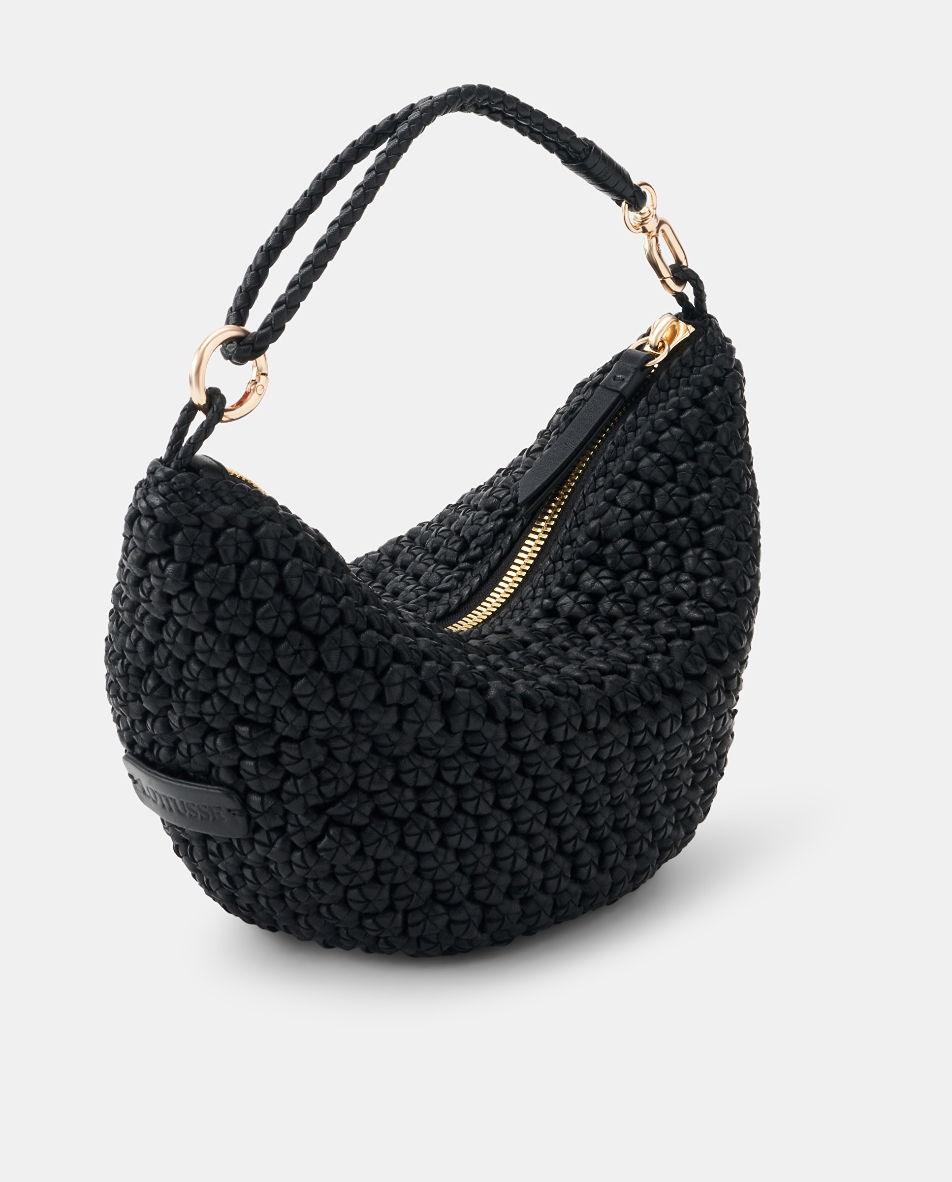Imagen 3 de Bolso de mano noodbag de mujer de piel de cordero - Lottusse - Negro Negro