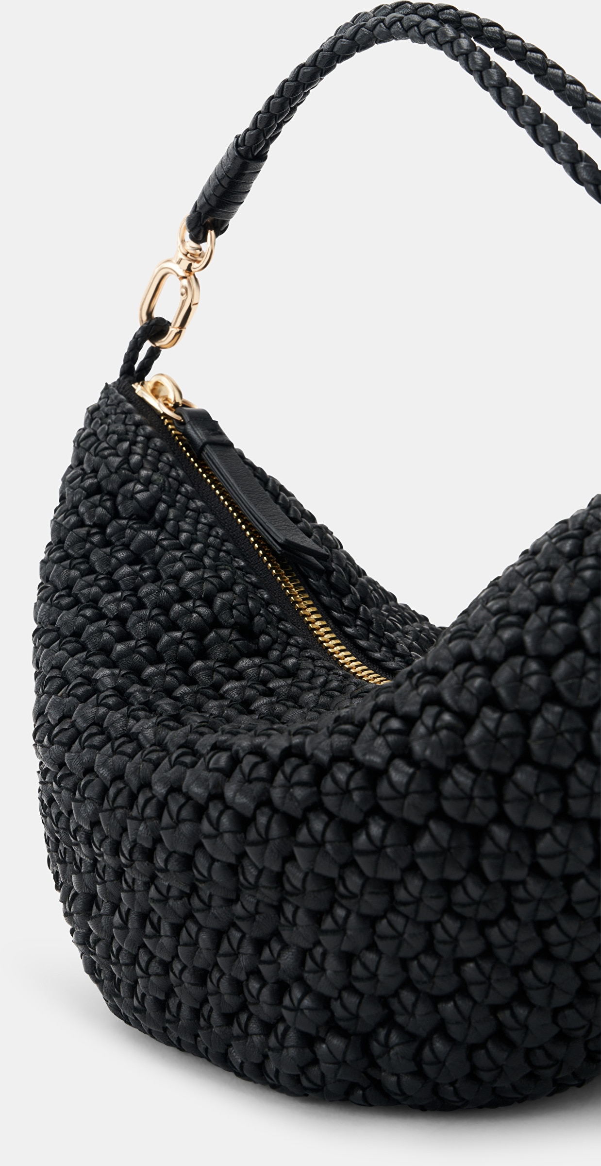 Imagen 4 de Bolso de mano noodbag de mujer de piel de cordero - Lottusse - Negro Negro