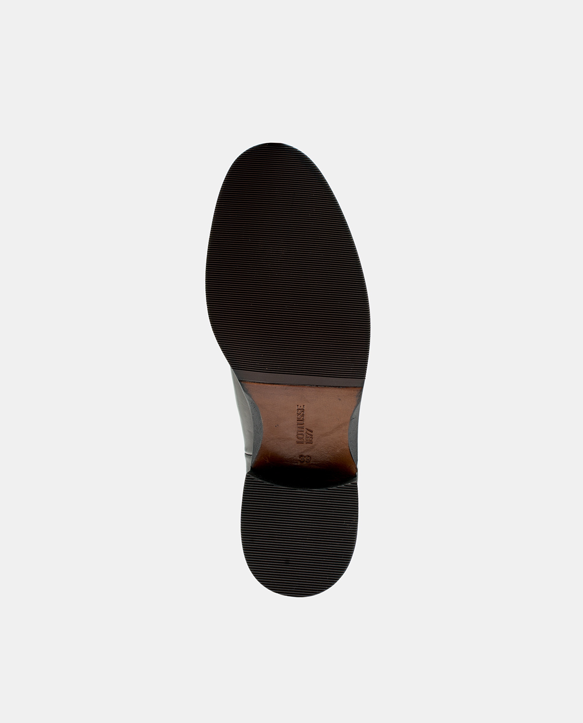 Botín elástico pina de mujer de piel de vacuno - Lottusse - Negro Negro-5