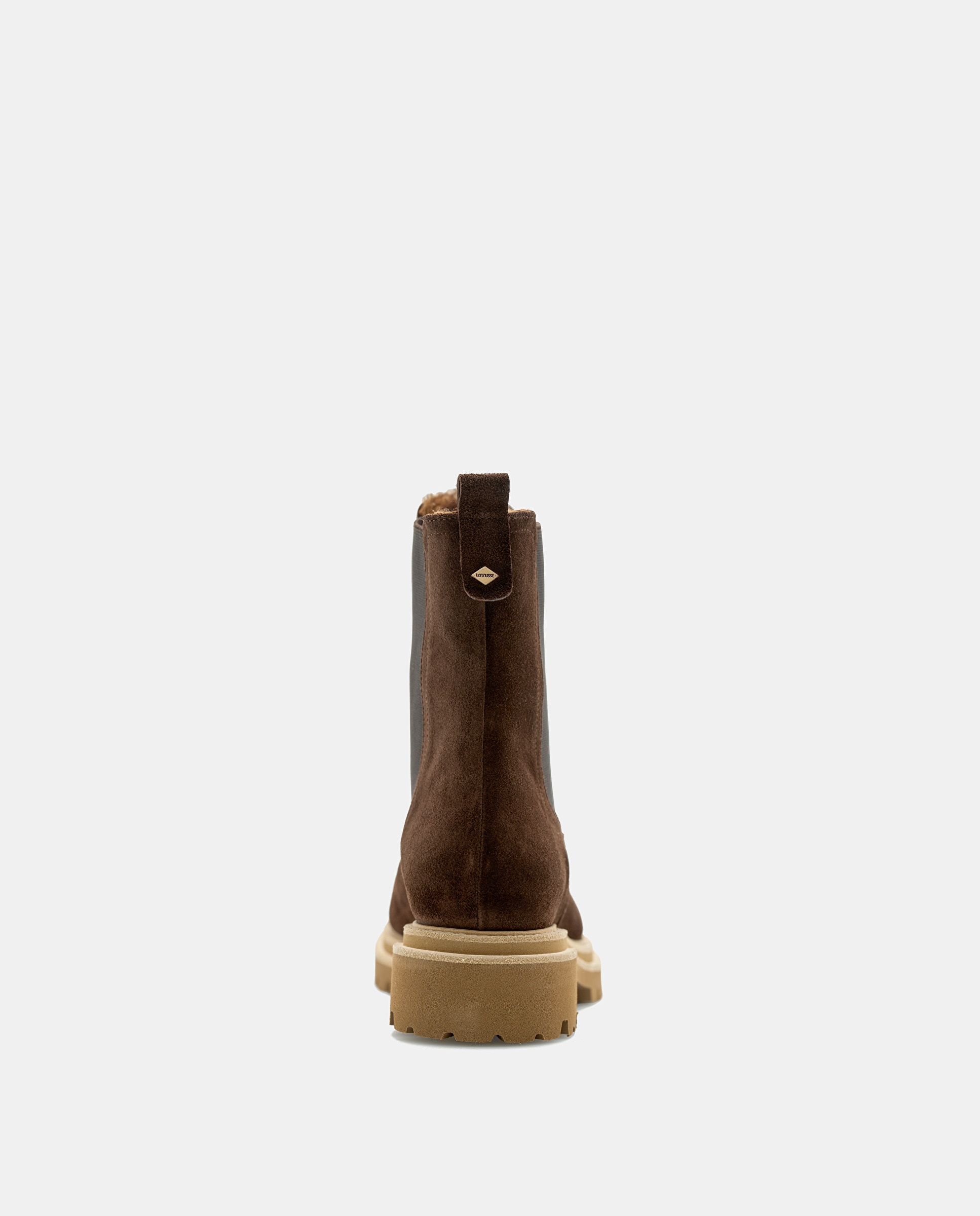 Botines de mujer covent de piel de vacuno - Lottusse - Marrón Marrón-3