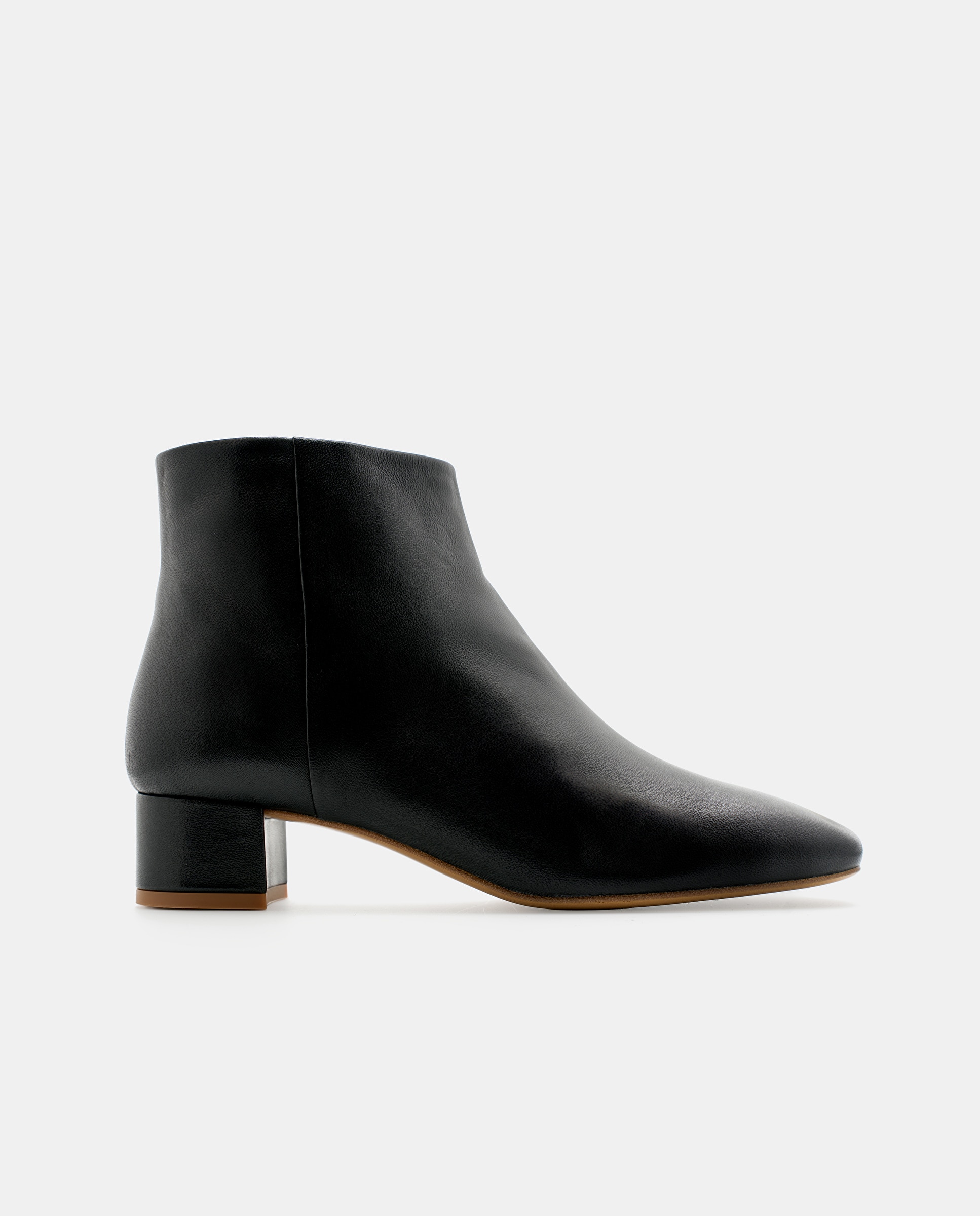 Botines goya de mujer de piel de cordero - Lottusse - Negro Negro-1