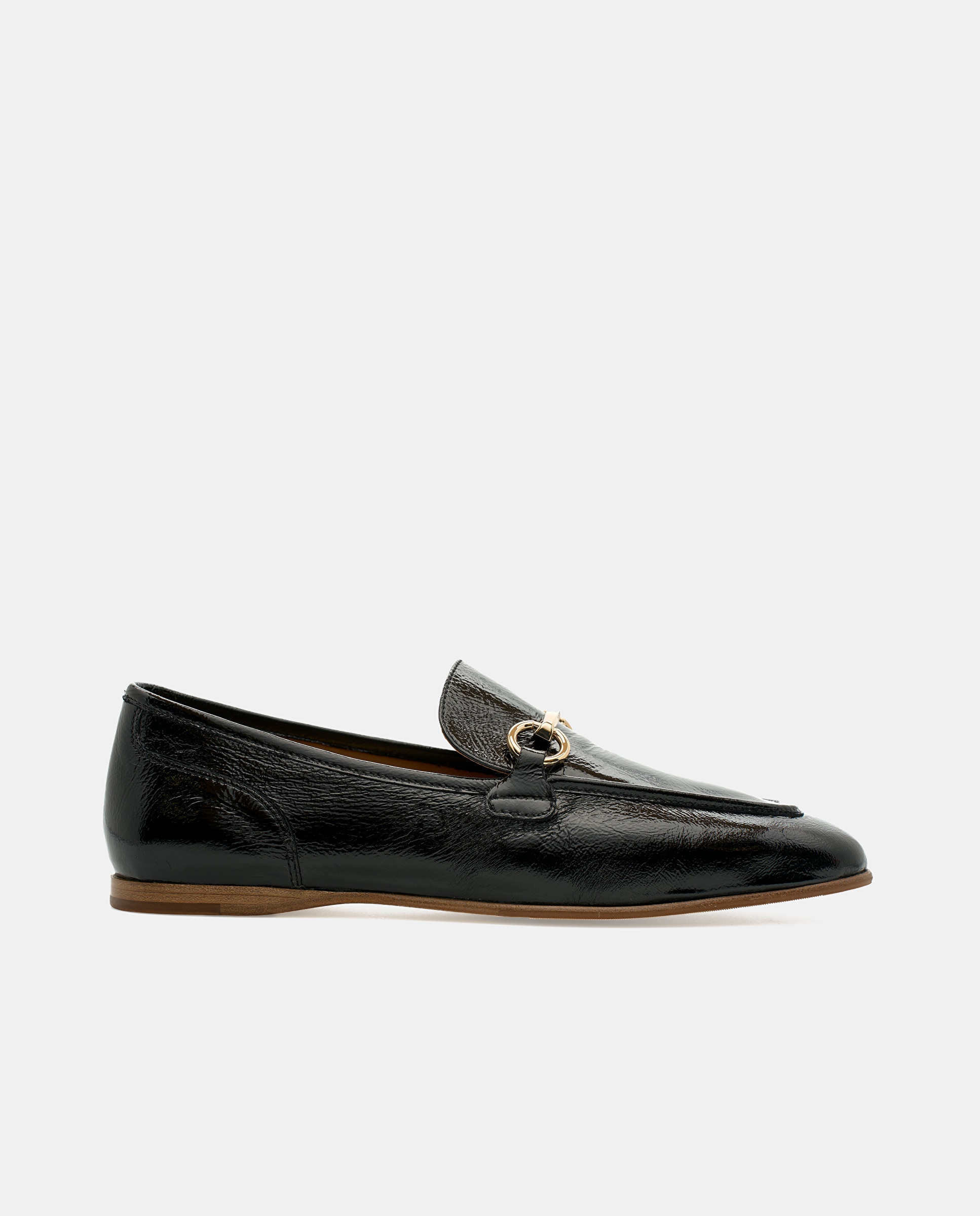 Mocasines Goya de mujer de piel de cordero - Lottusse - Negro Negro-1