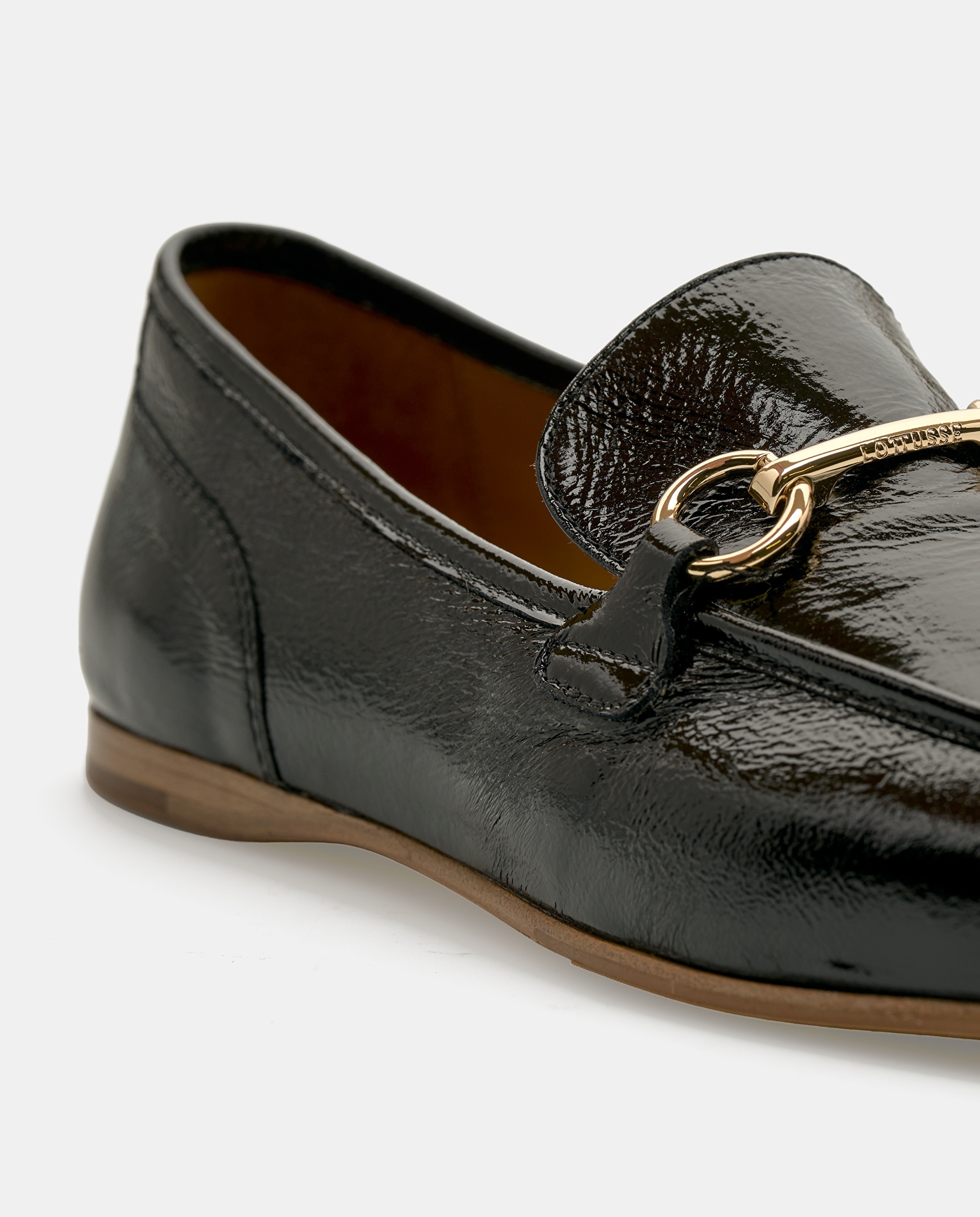 Mocasines Goya de mujer de piel de cordero - Lottusse - Negro Negro-4