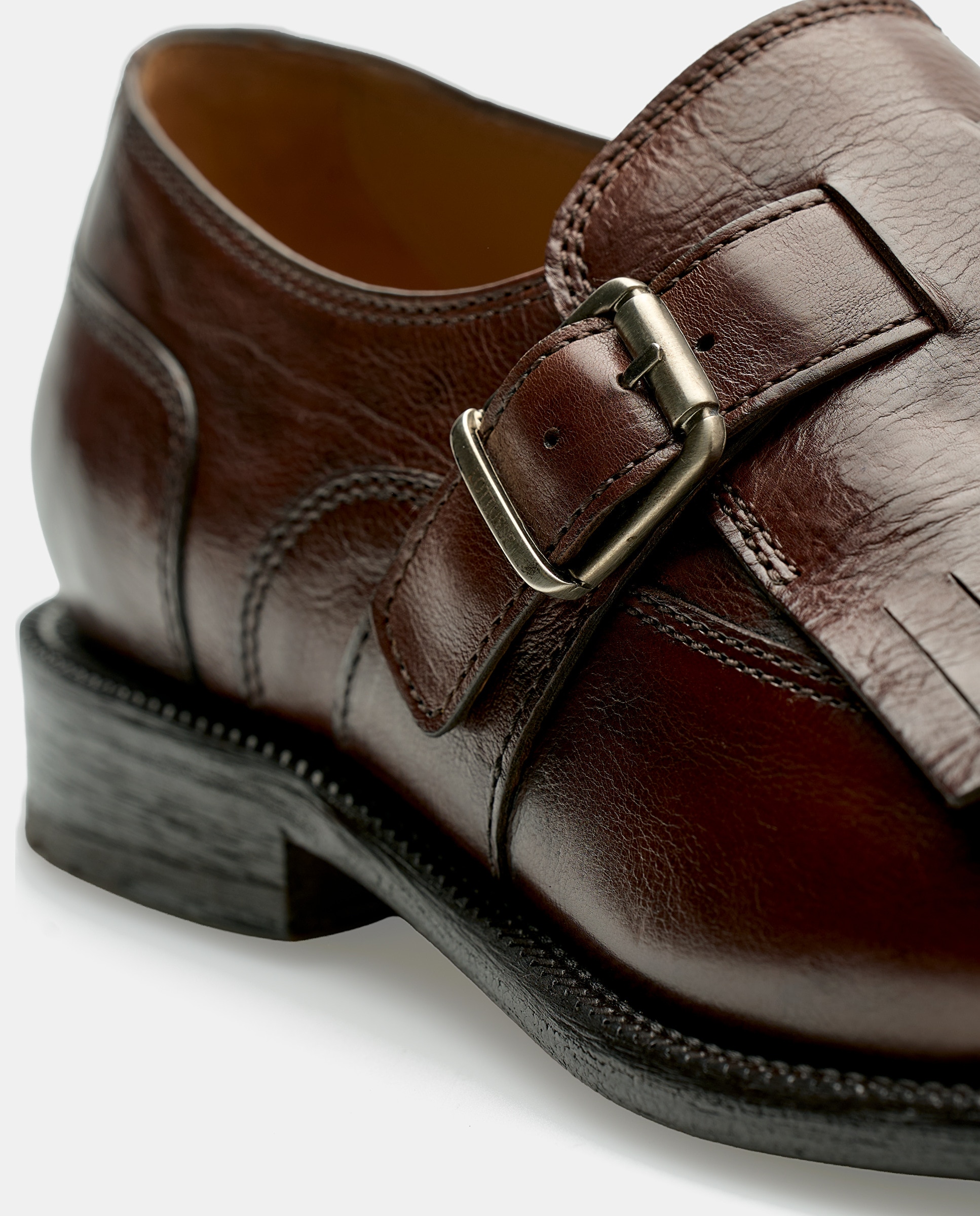 Imagen 4 de Zapatos de cordones de hombre lutton de piel de vacuno marrón - Lottusse - Moka Moka