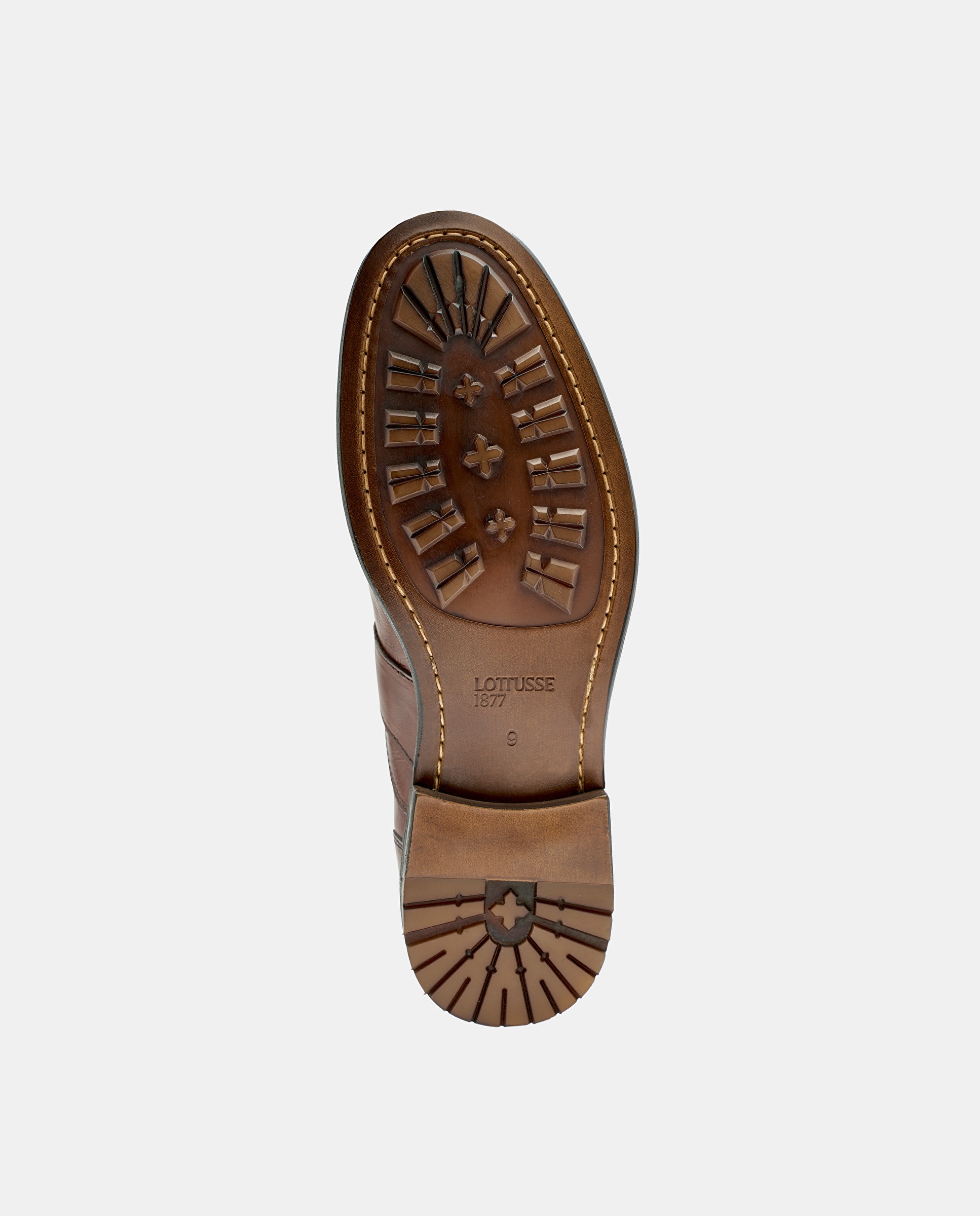 Imagen 5 de Zapatos de cordones de hombre lutton de piel de vacuno marrón - Lottusse - Moka Moka