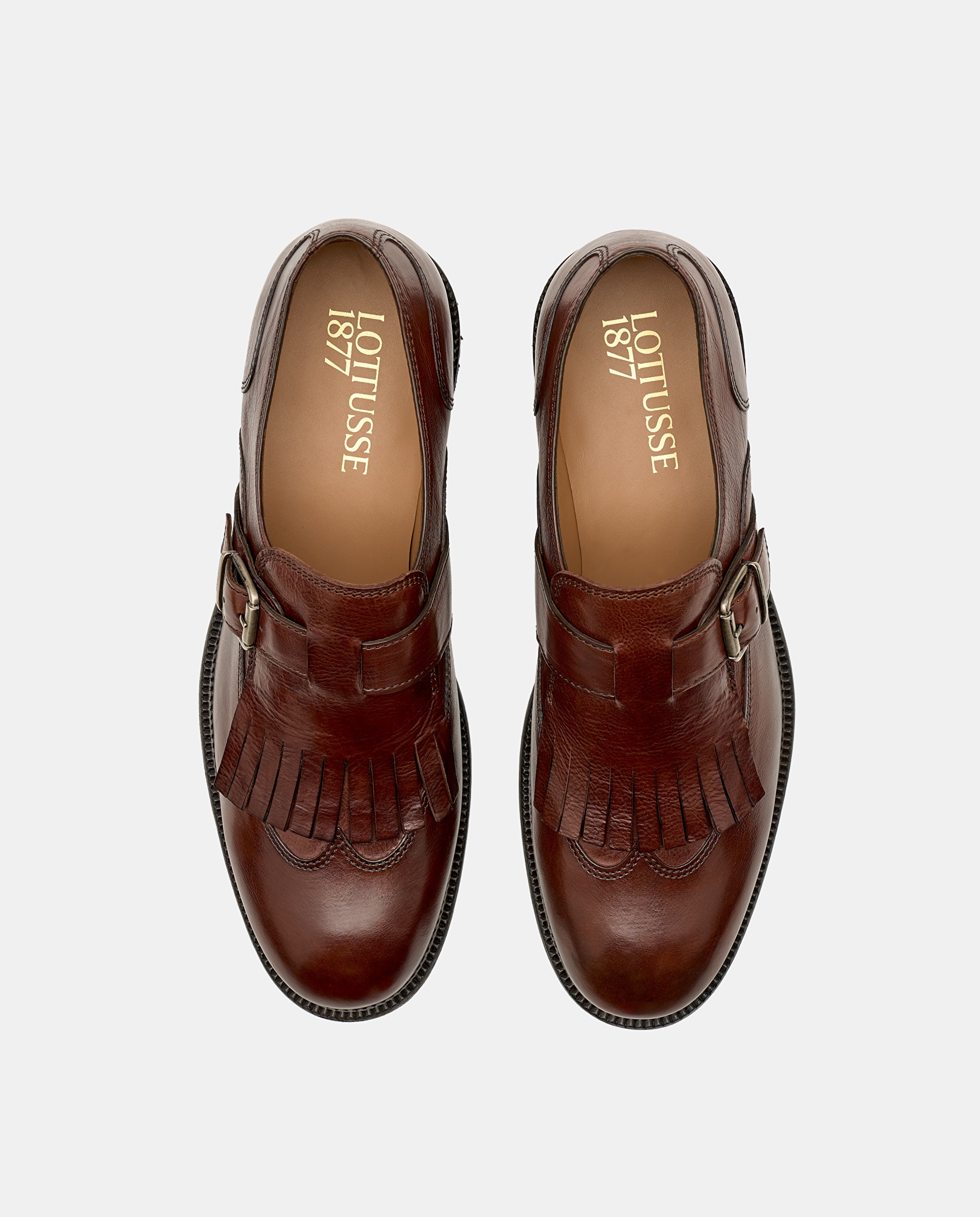 Imagen 6 de Zapatos de cordones de hombre lutton de piel de vacuno marrón - Lottusse - Moka Moka