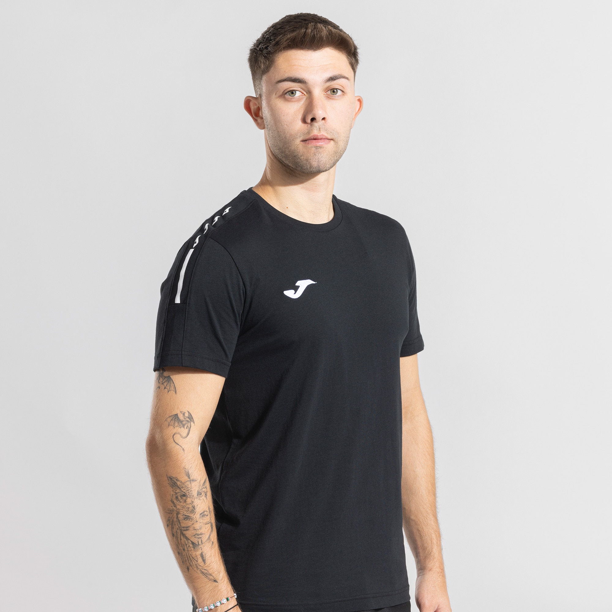 Camiseta manga corta unisex Olimpiada Joma - Negro Negro-2