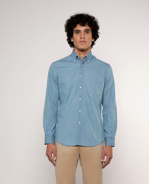 Imagen 0 de Camisa de hombre sport ciudad denim