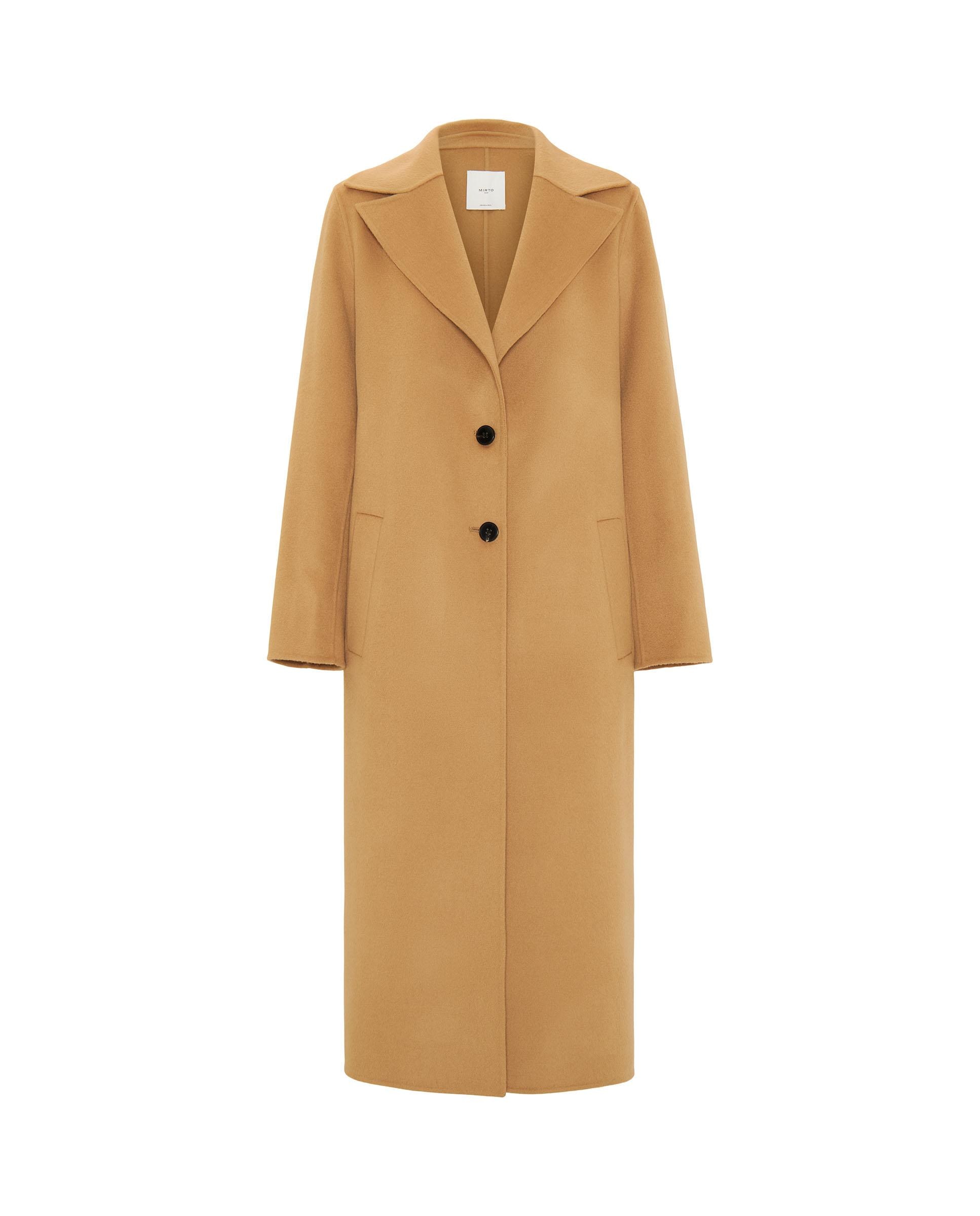 Abrigo de mujer de lana y cashmere en - Mirto - Camel Camel-3